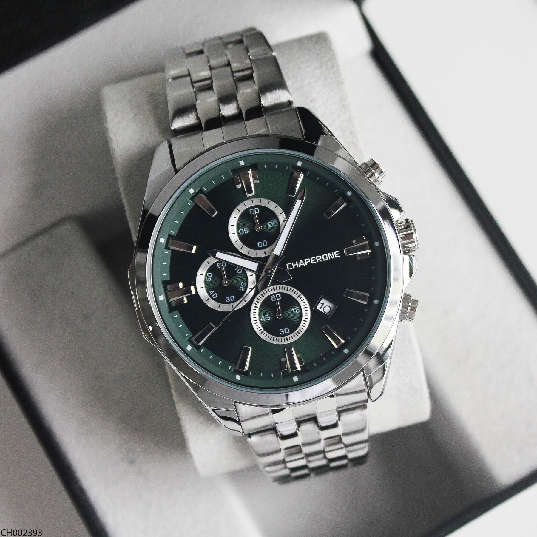 Chaperone CH002393 Steel Strap Men Watch