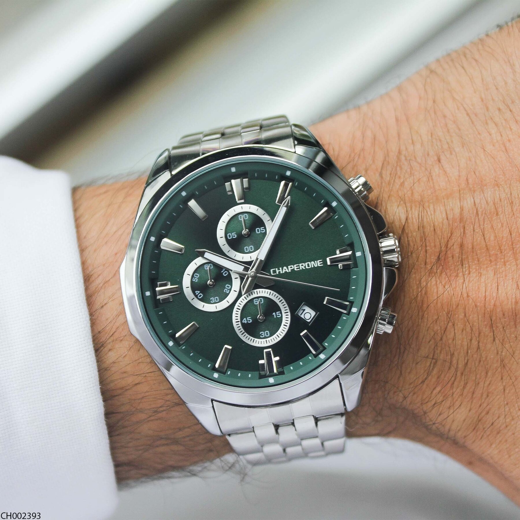 Chaperone CH002393 Steel Strap Men Watch