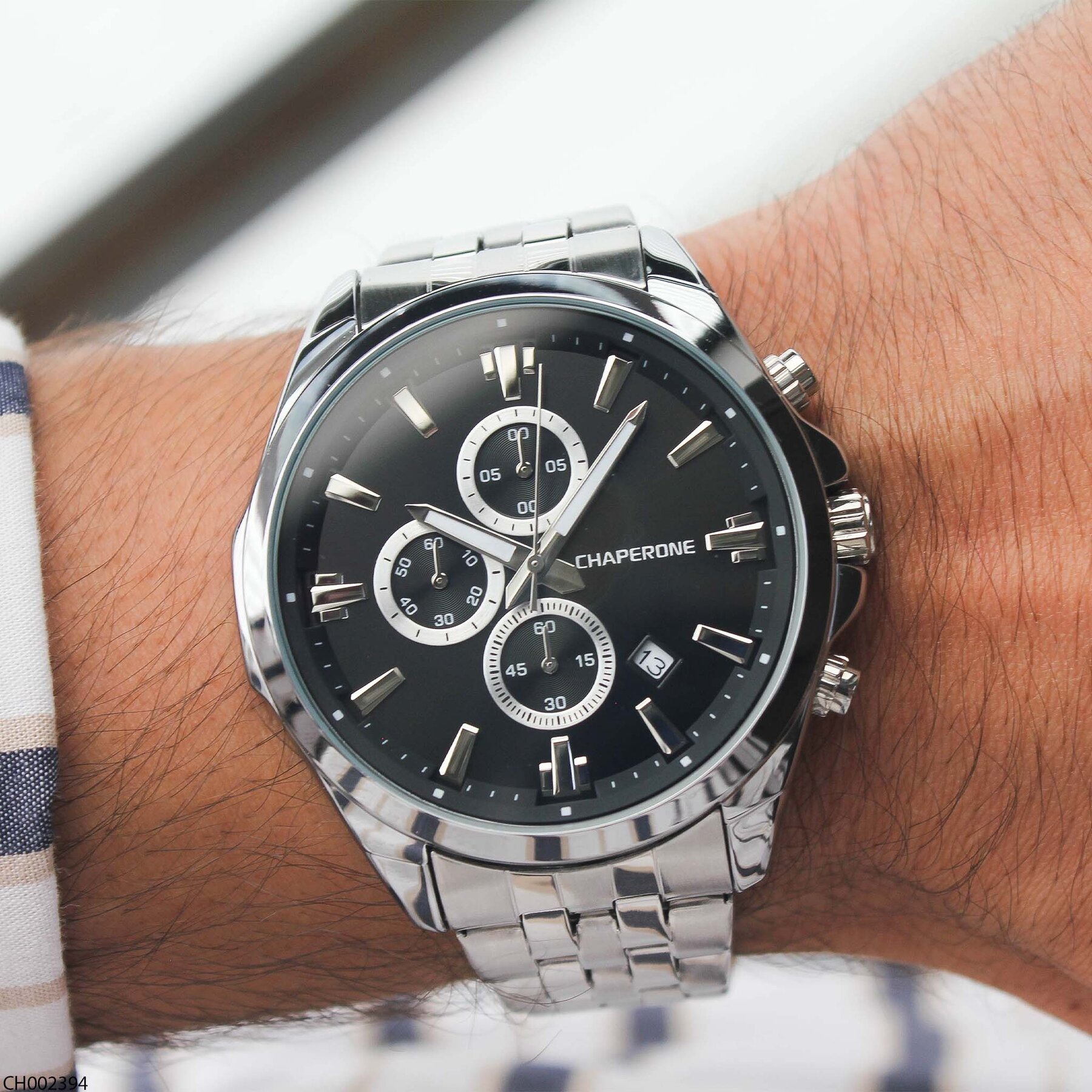 Chaperone CH002394 Steel Strap Men Watch