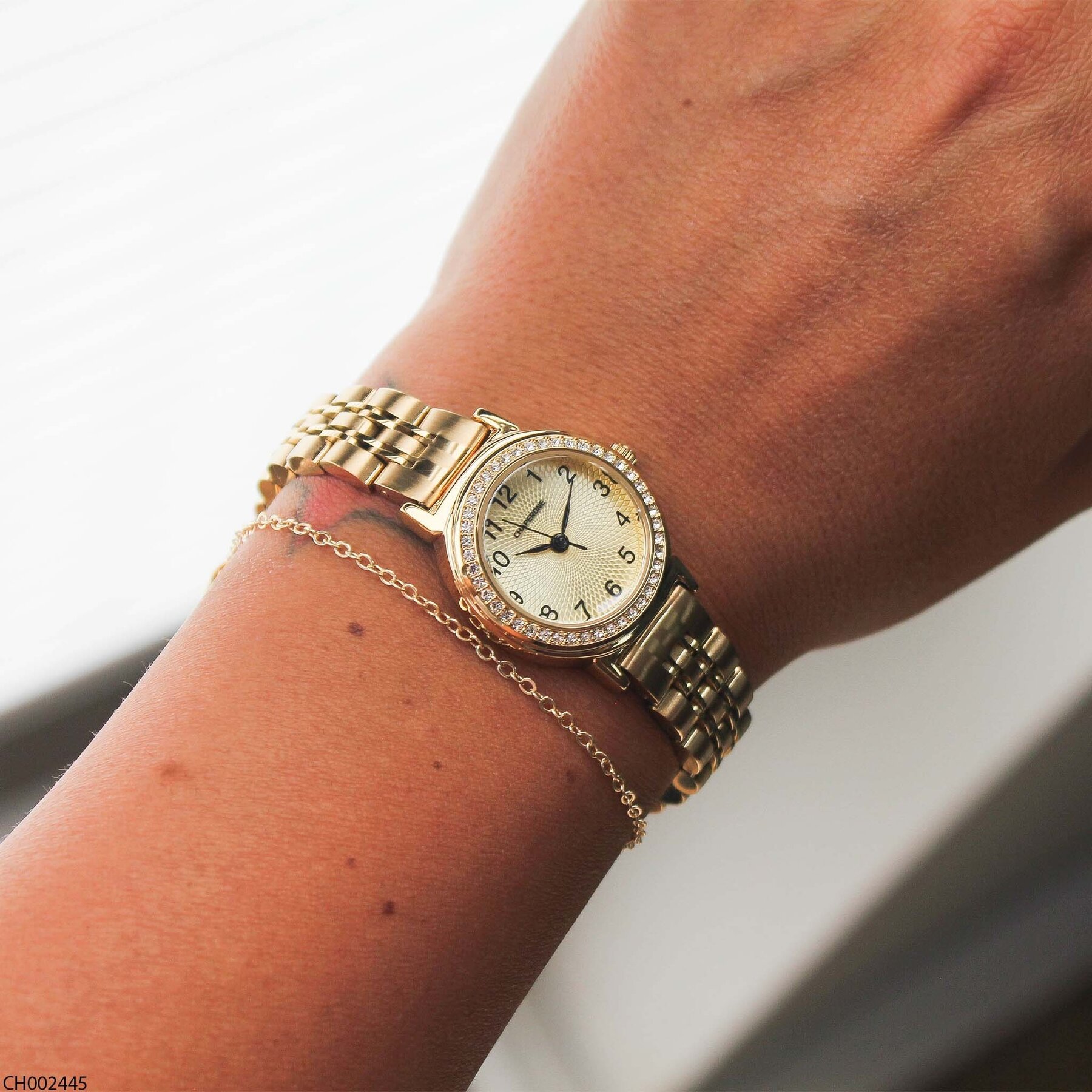 Chaperone CH002445 Steel Strap Women Watch