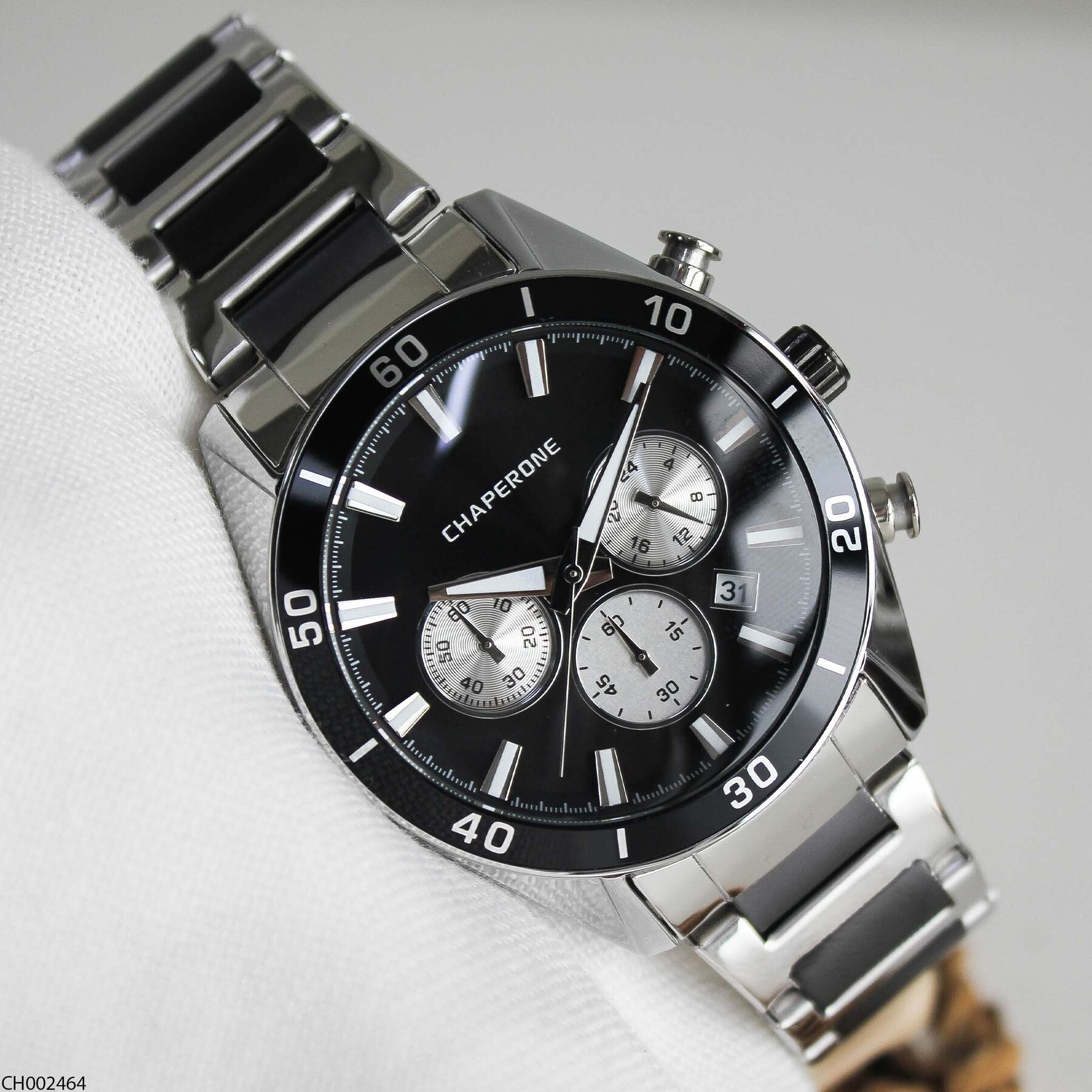 Chaperone CH002464 Steel Strap Men Watch