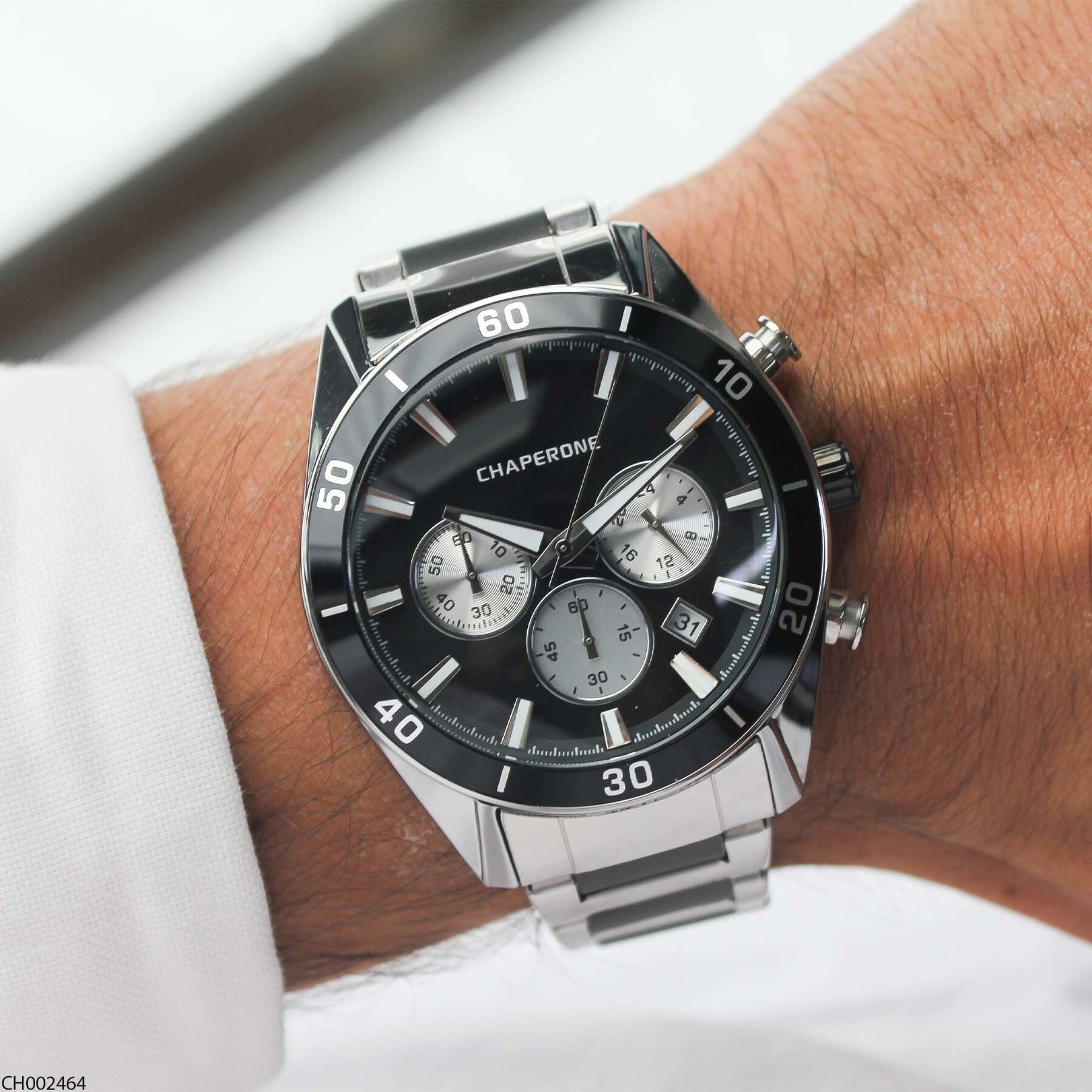 Chaperone CH002464 Steel Strap Men Watch