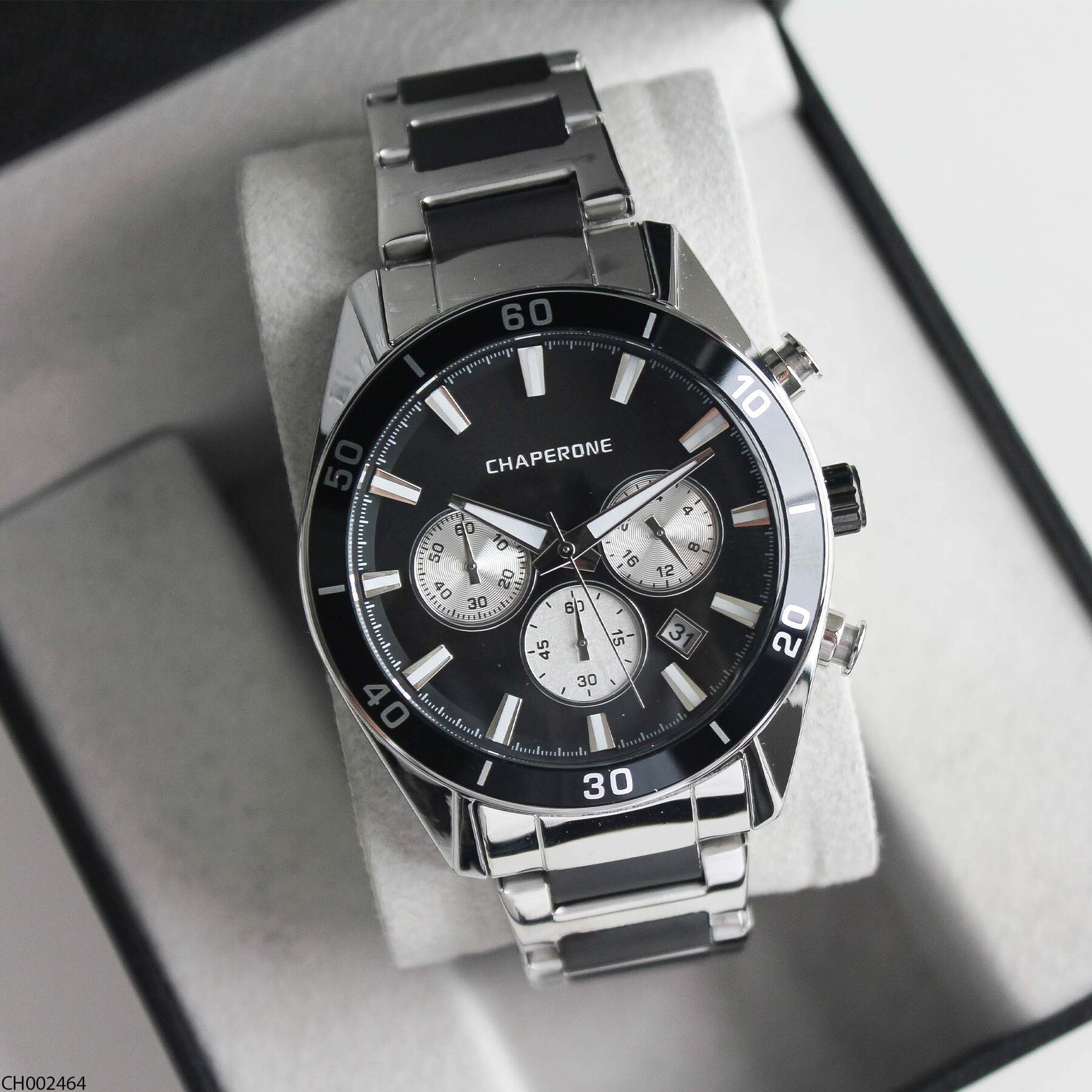 Chaperone CH002464 Steel Strap Men Watch