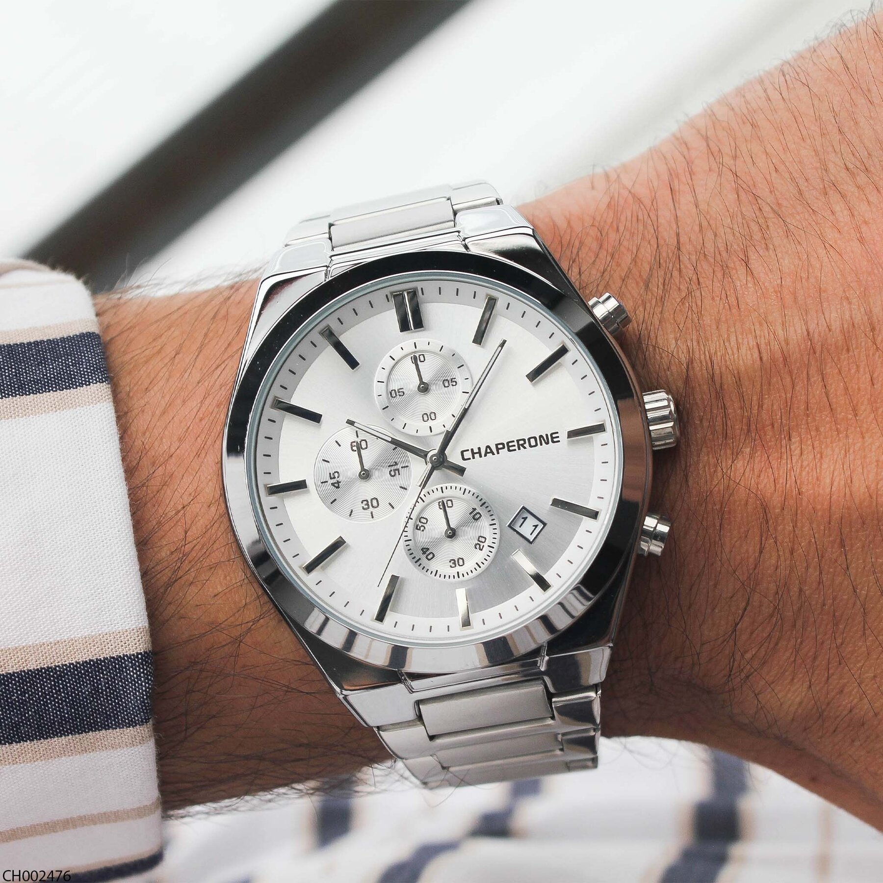 Chaperone CH002476 Steel Strap Men Watch