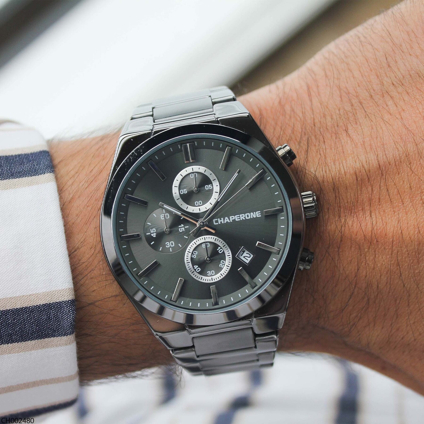 Chaperone CH002480 Steel Strap Men Watch