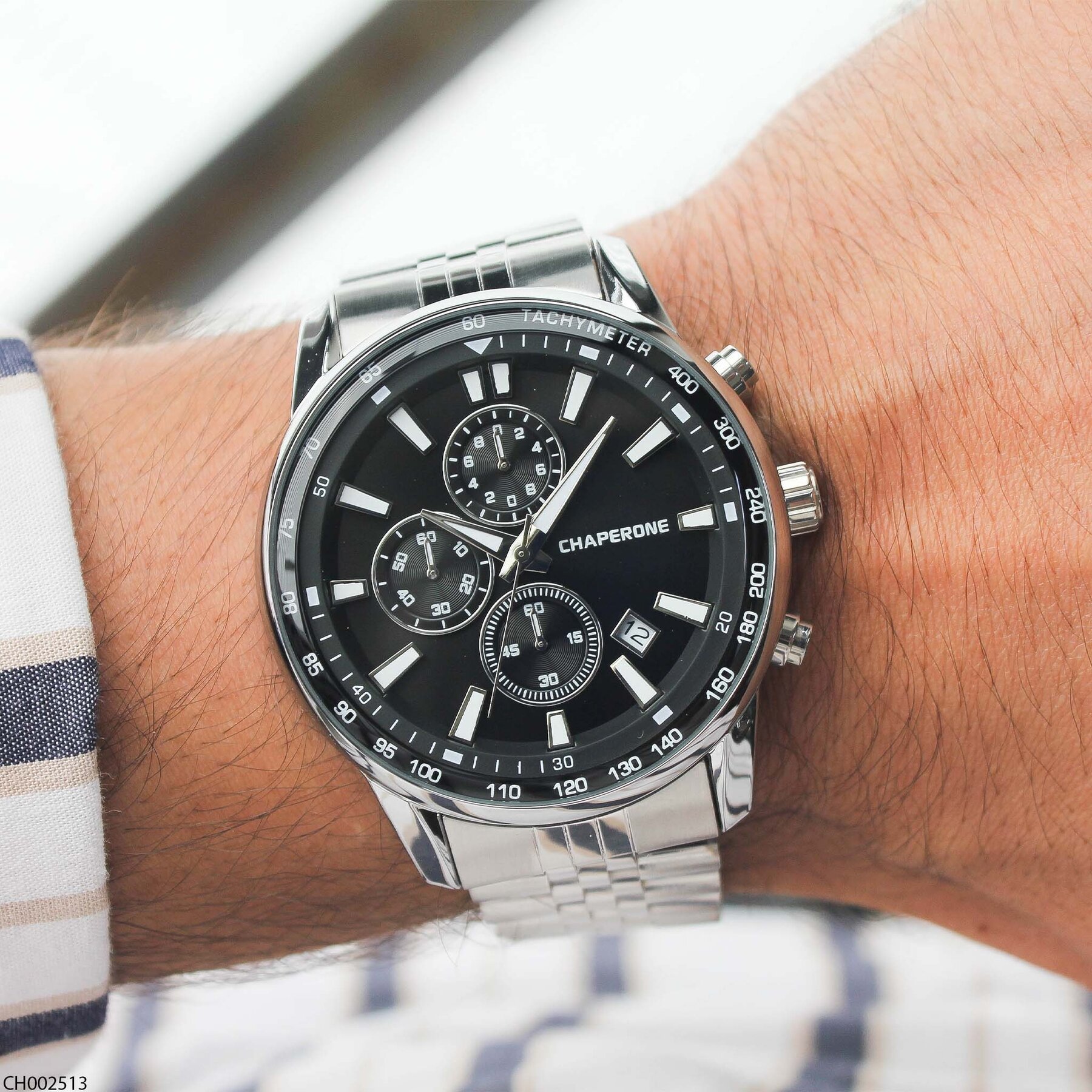 Chaperone CH002513 Steel Strap Men Watch