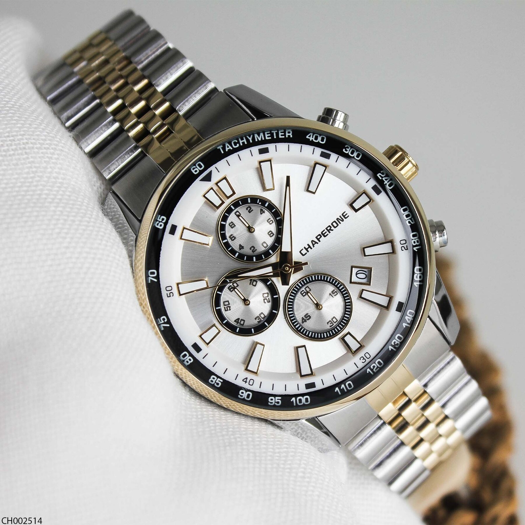 Chaperone CH002514 Steel Strap Men Watch