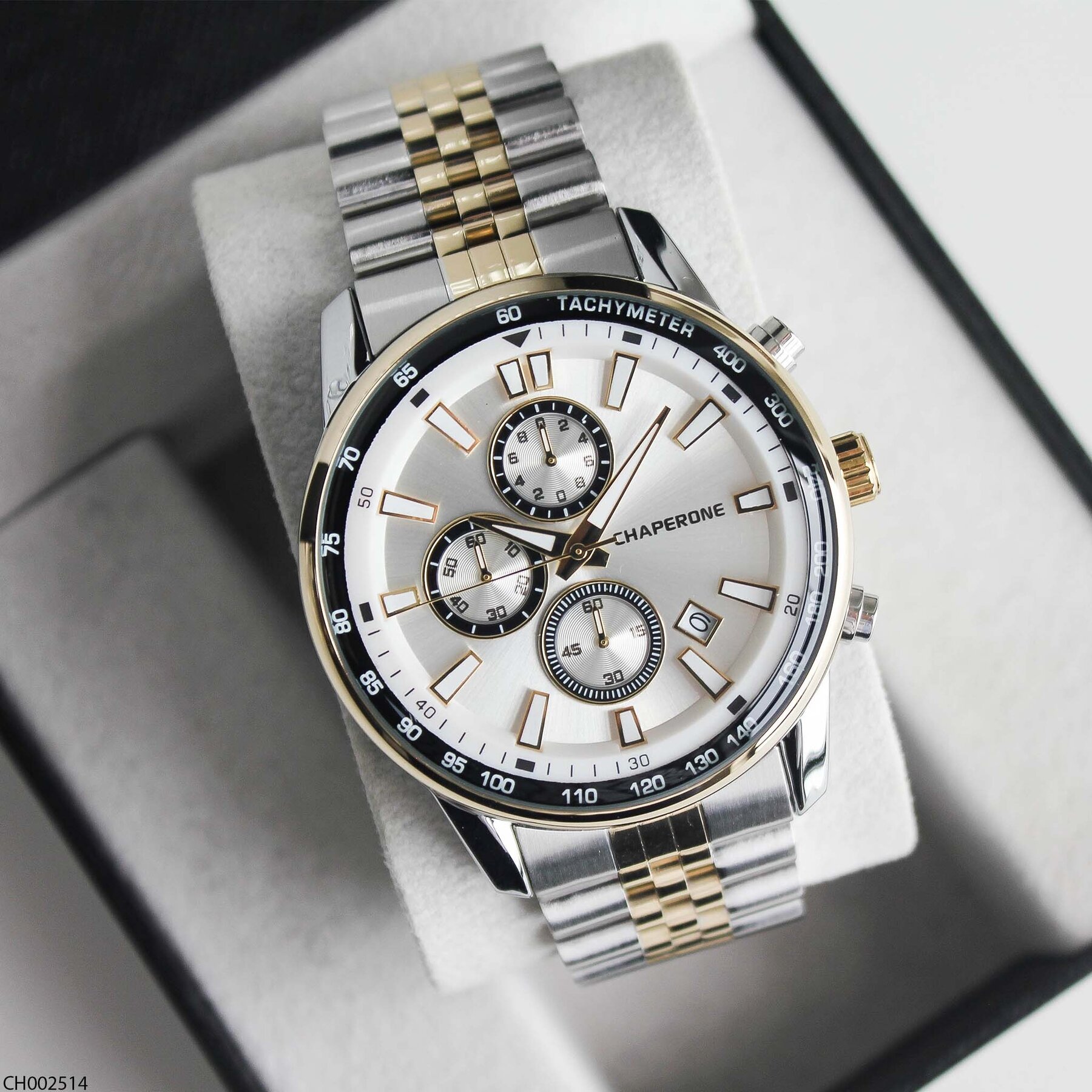 Chaperone CH002514 Steel Strap Men Watch