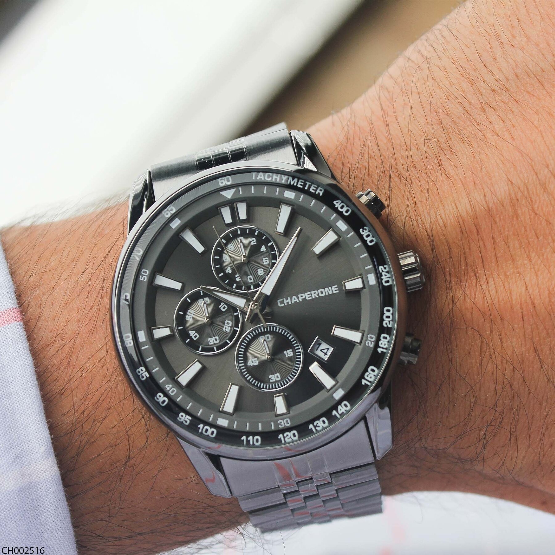 Chaperone CH002516 Steel Strap Men Watch