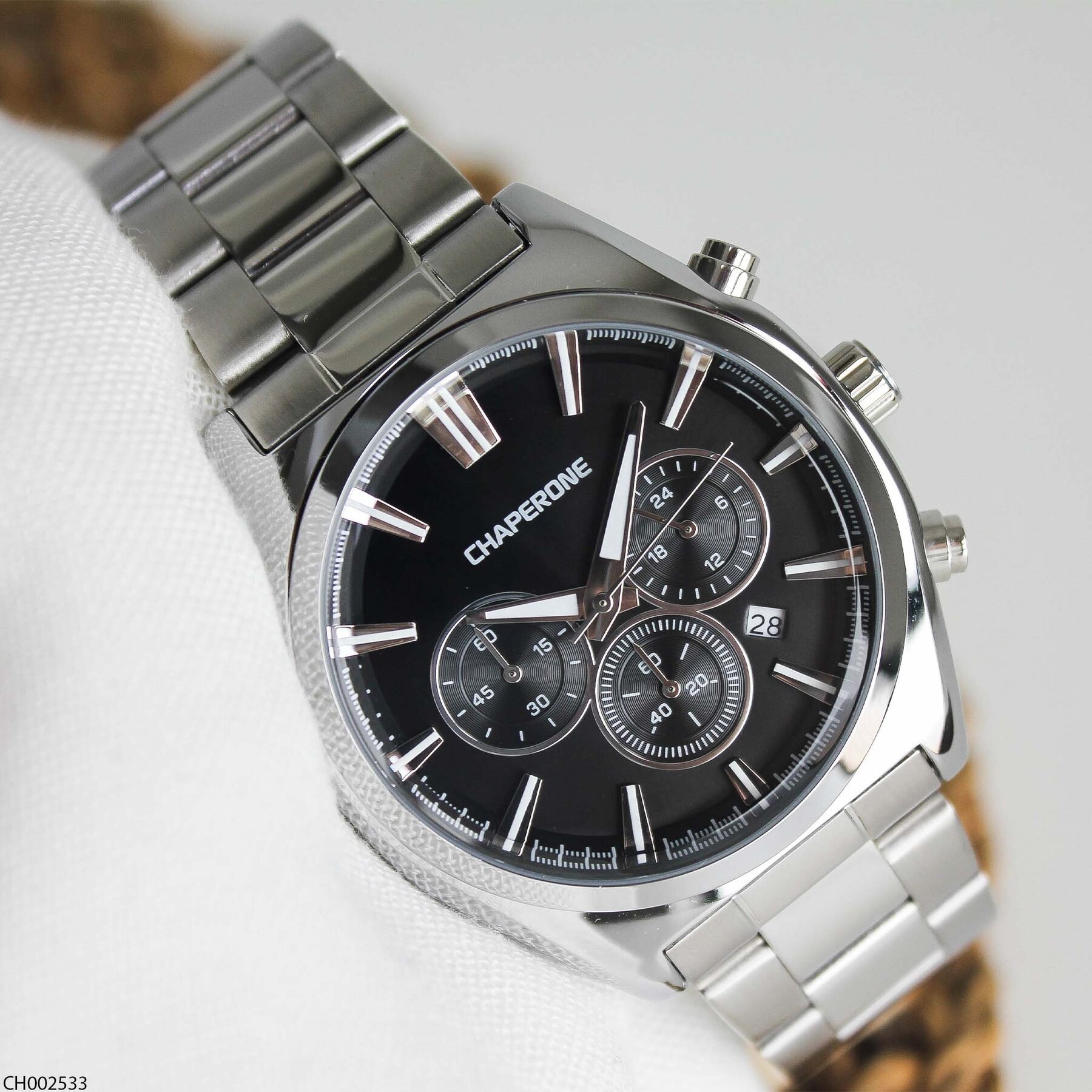 Chaperone CH002533 Steel Strap Men Watch