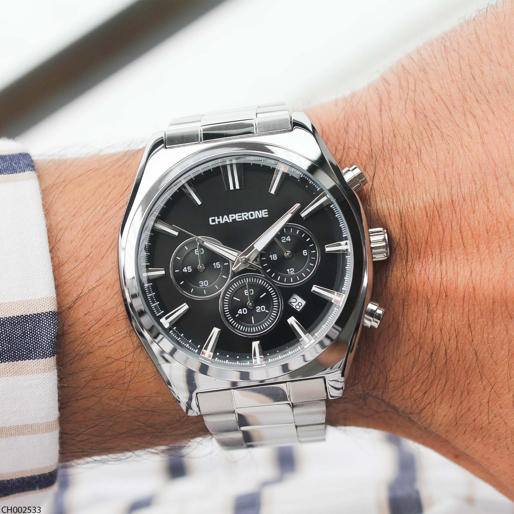 Chaperone CH002533 Steel Strap Men Watch