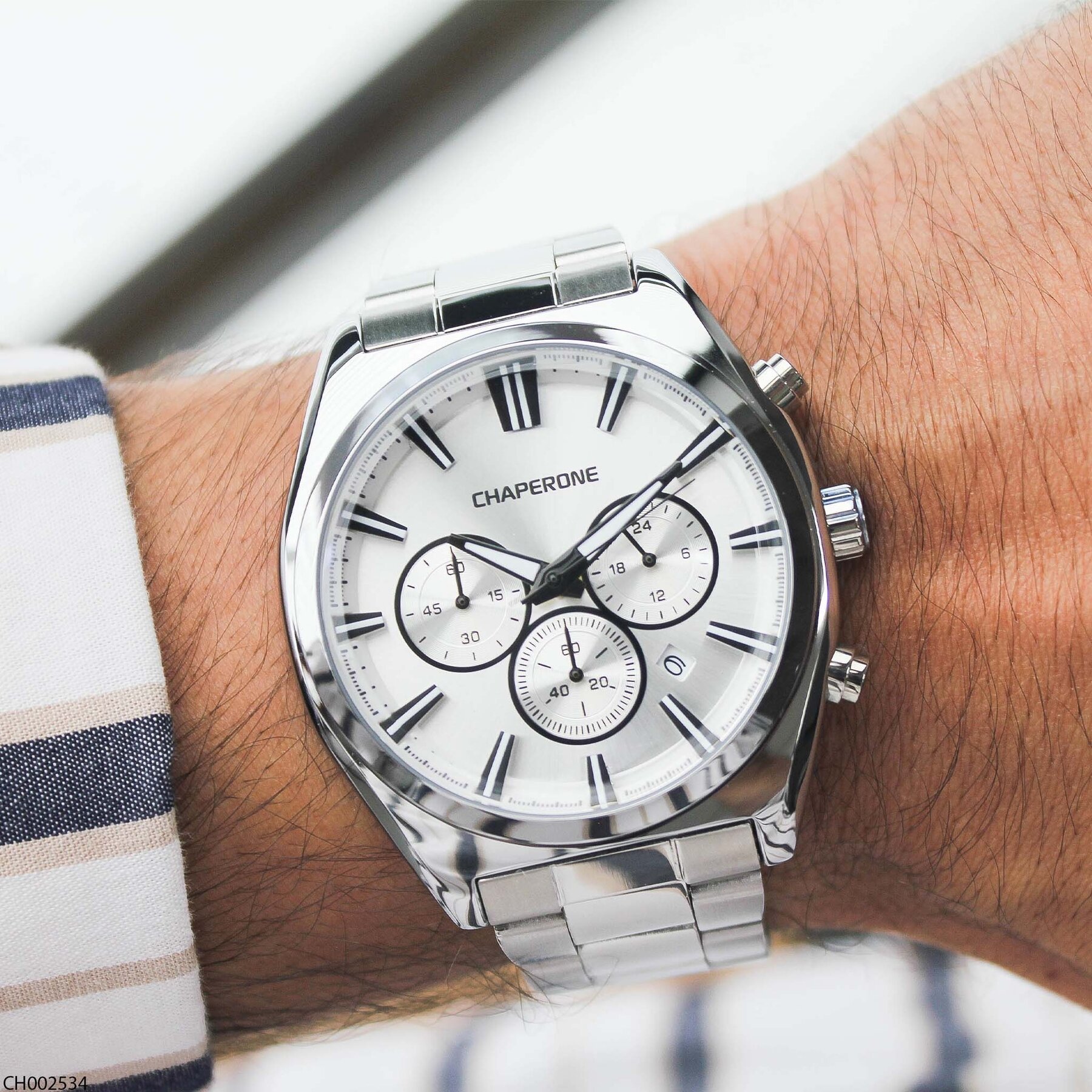 Chaperone CH002534 Steel Strap Men Watch