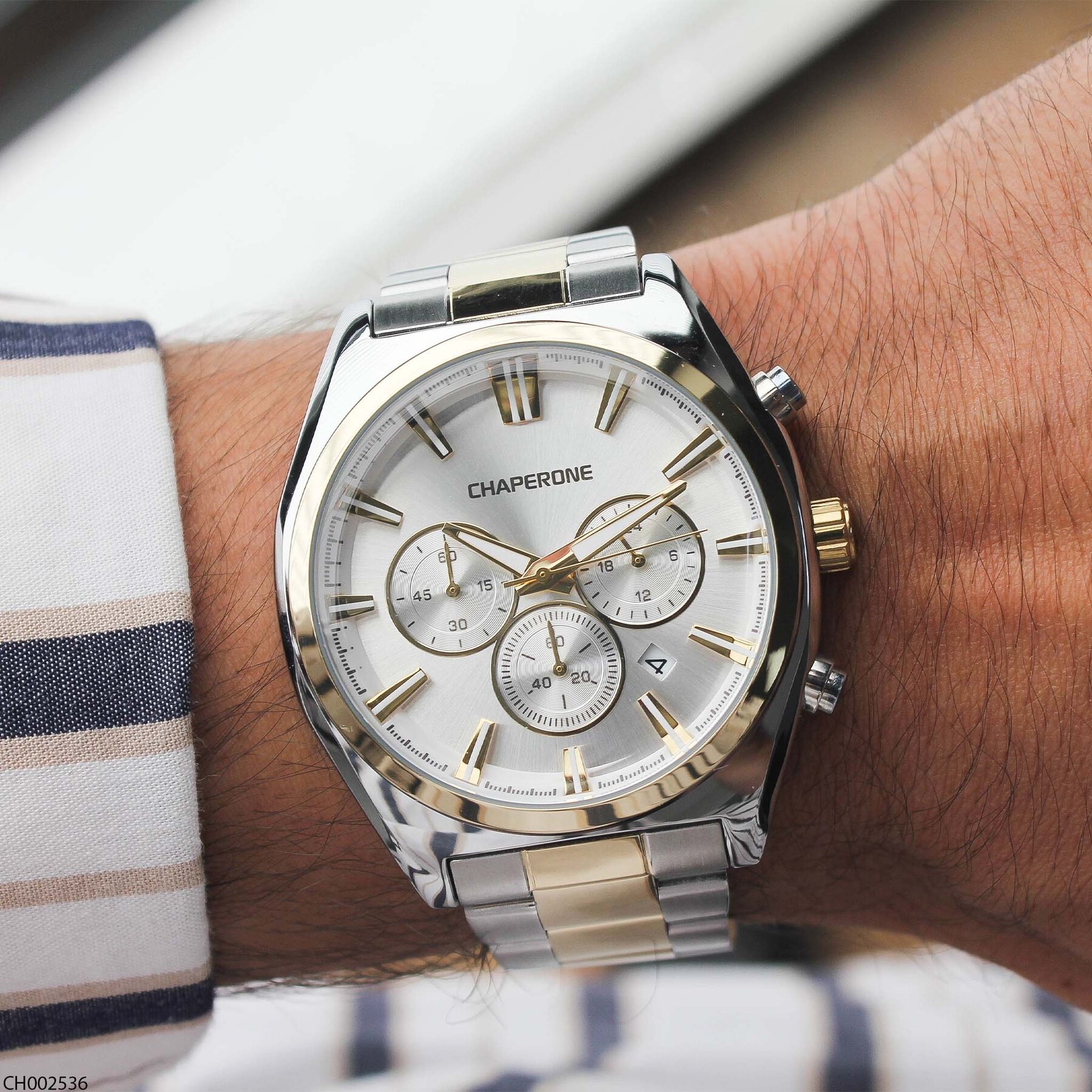 Chaperone CH002536 Steel Strap Men Watch