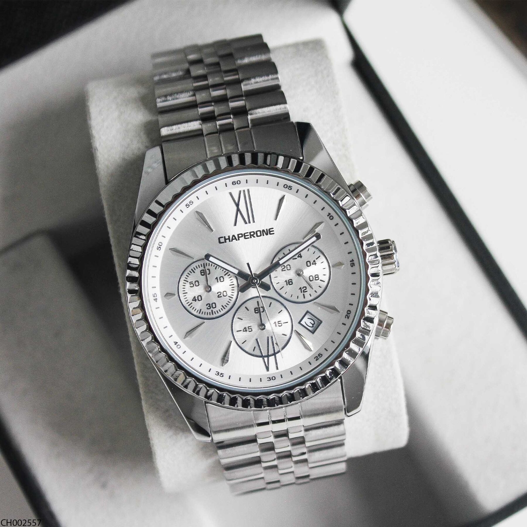 Chaperone CH002557 Steel Strap Men Watch