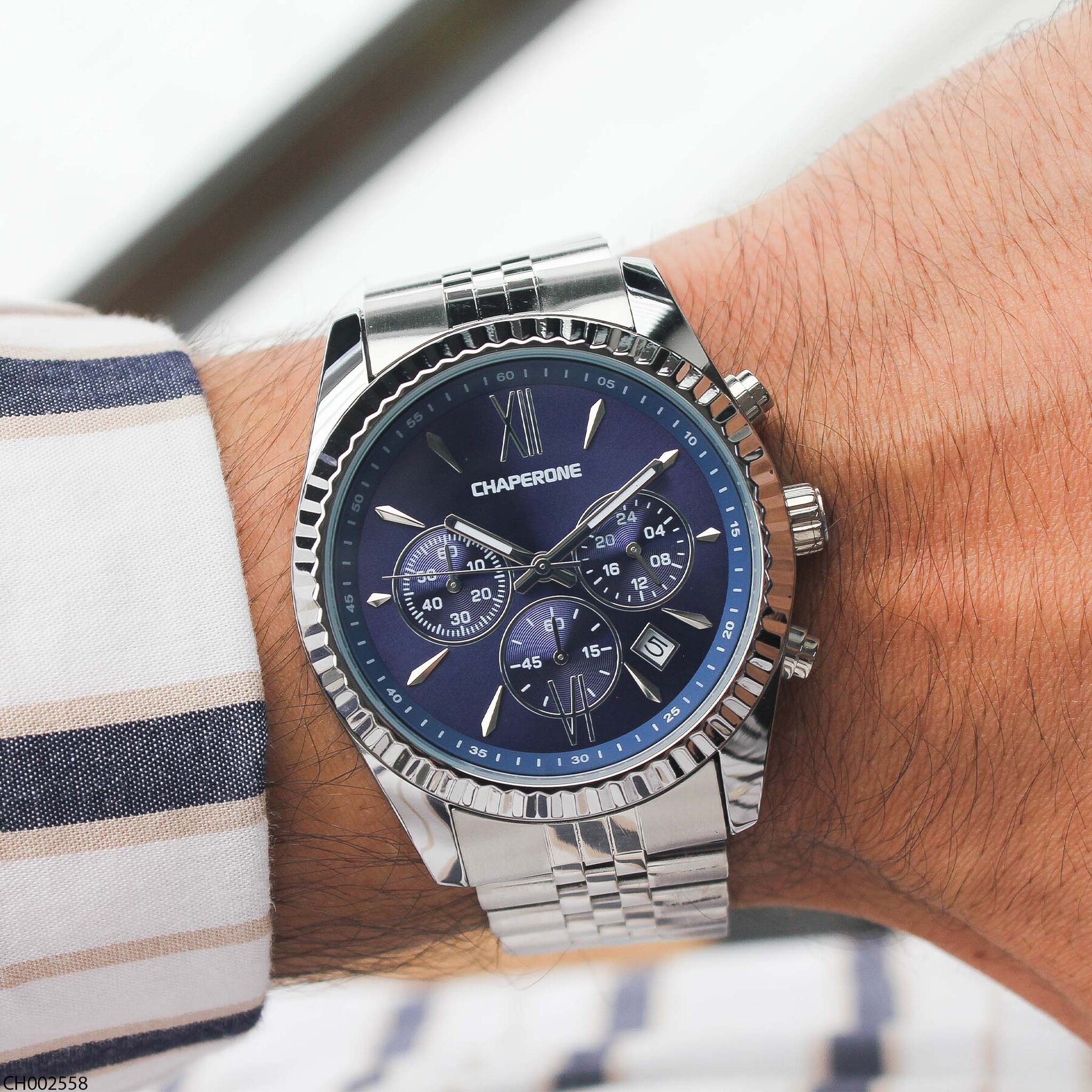 Chaperone CH002558 Steel Strap Men Watch