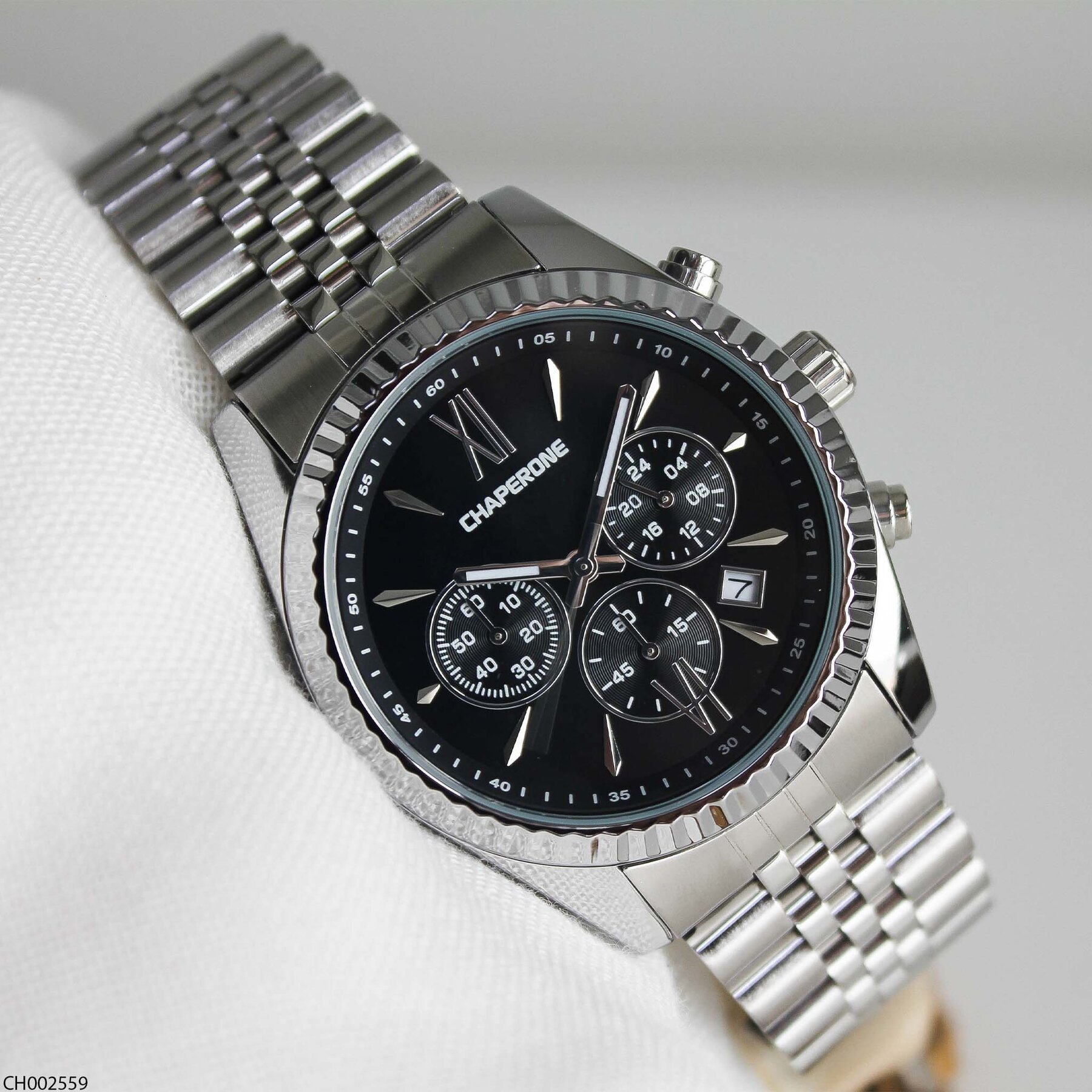 Chaperone CH002559 Steel Strap Men Watch