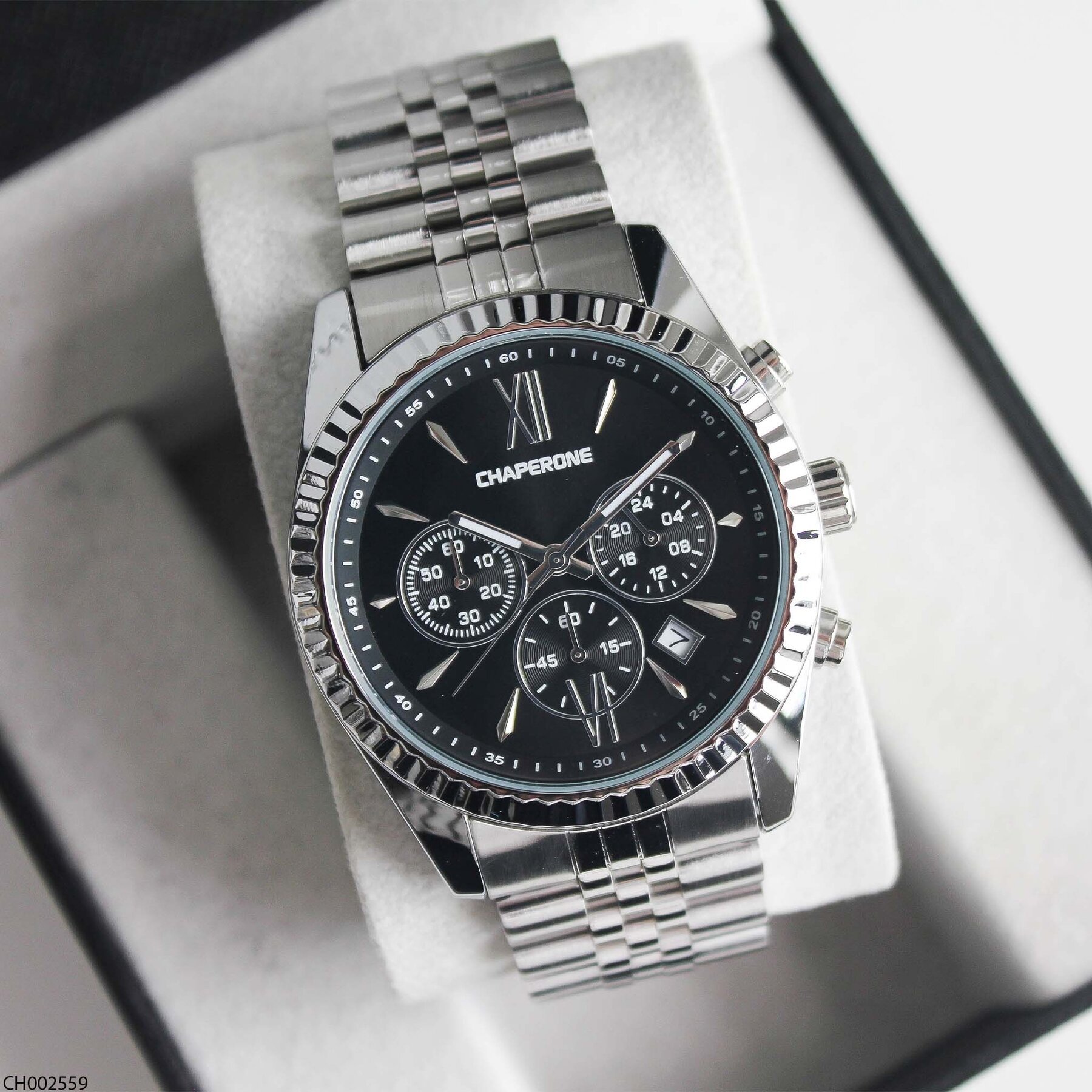 Chaperone CH002559 Steel Strap Men Watch