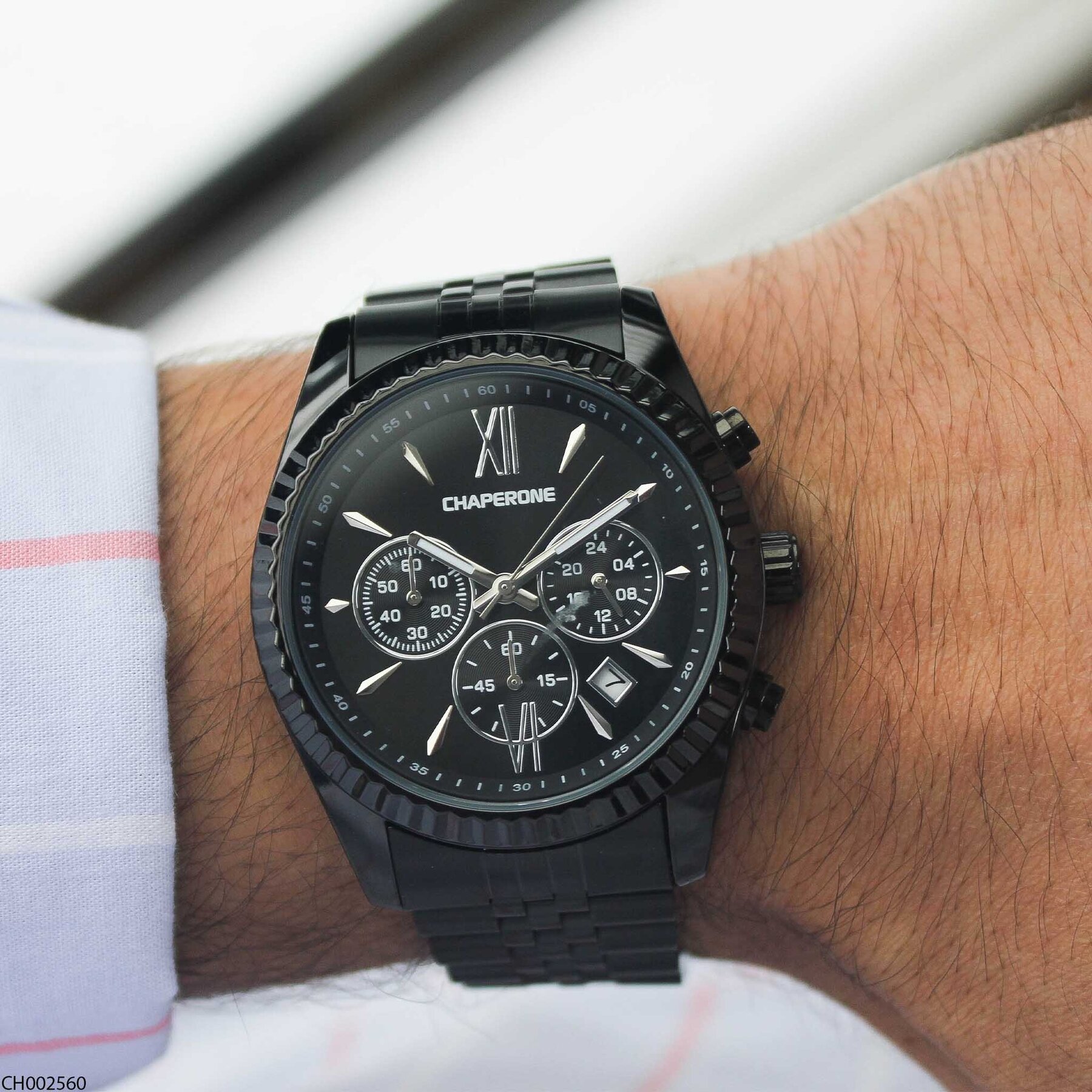 Chaperone CH002560 Steel Strap Men Watch