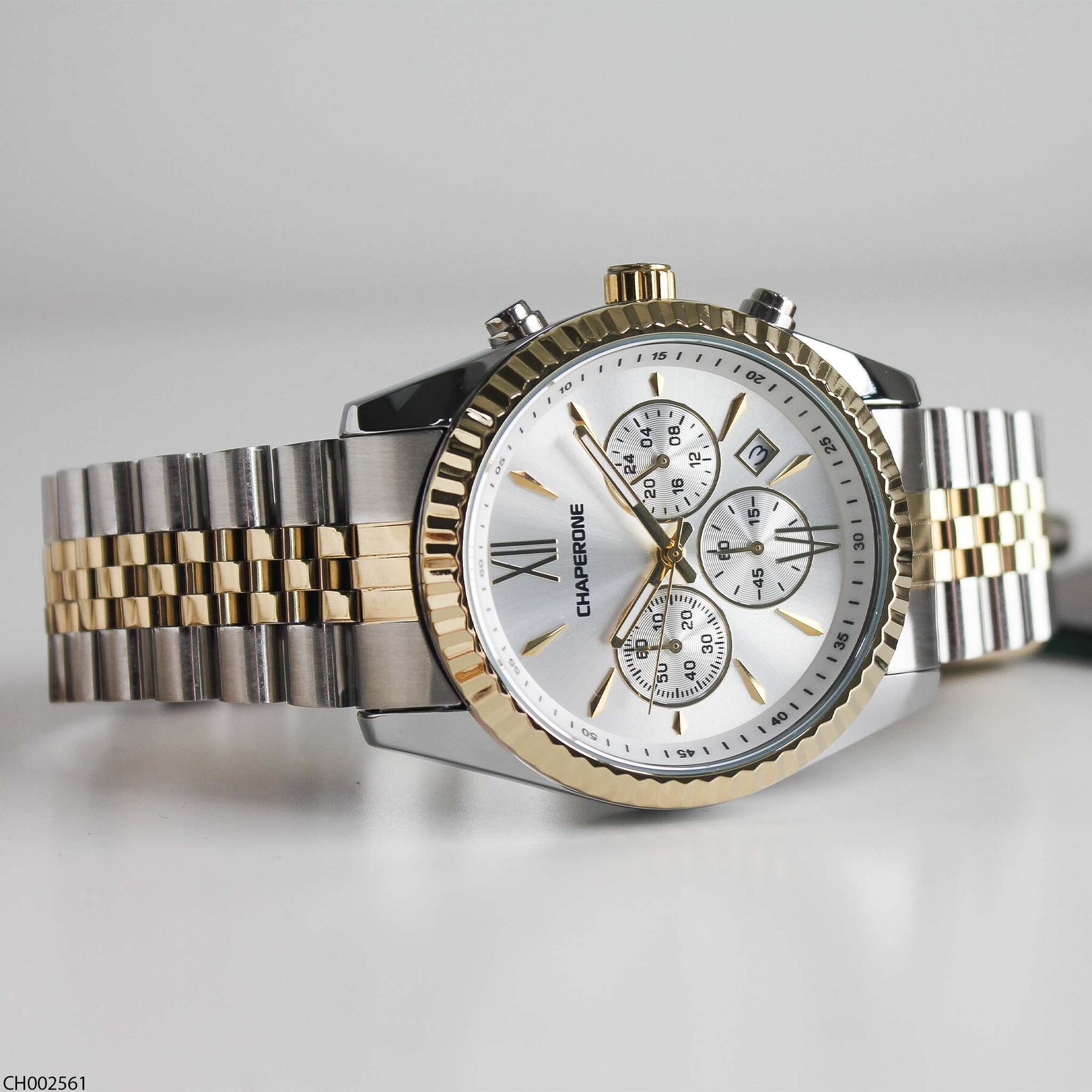 Chaperone CH002561 Steel Strap Men Watch