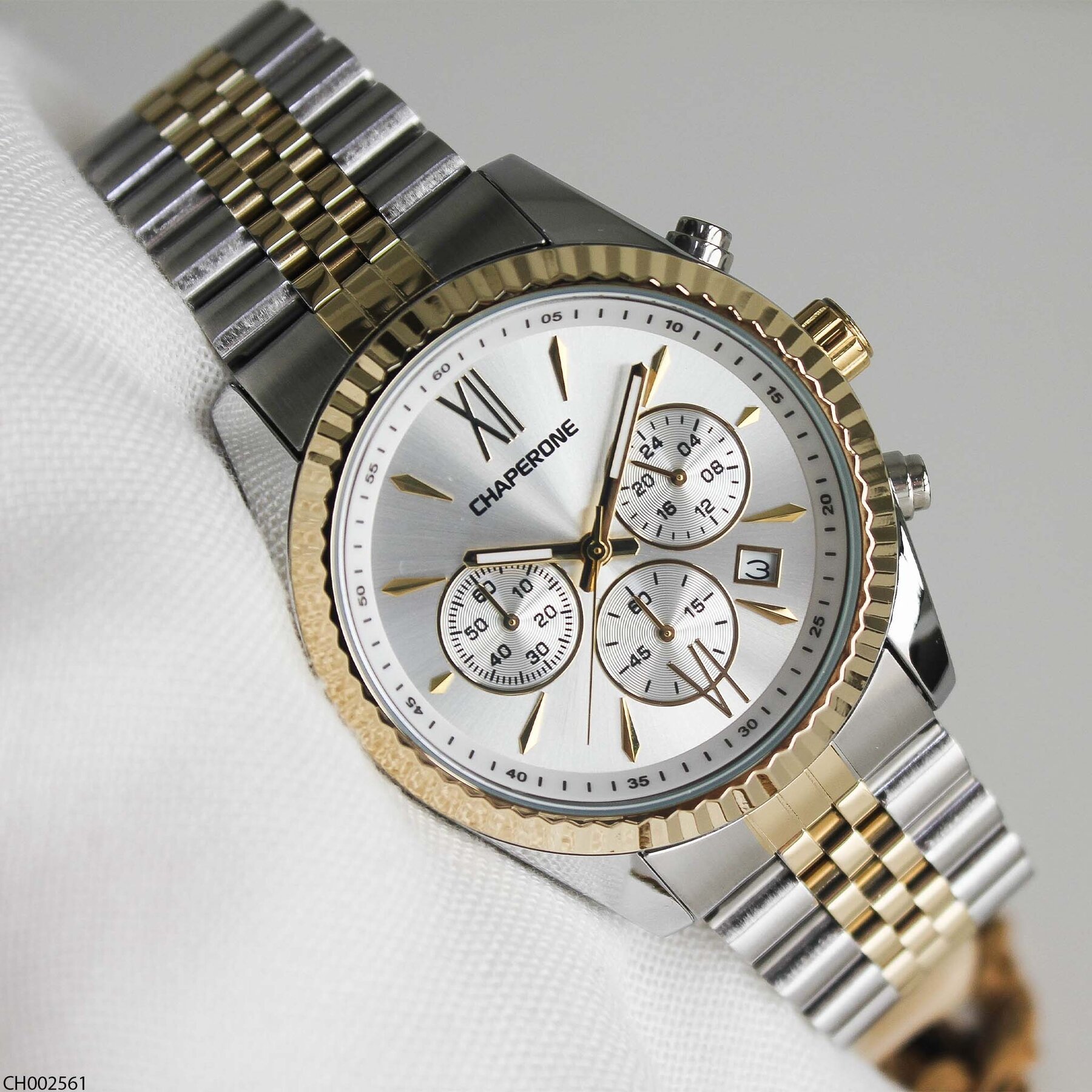 Chaperone CH002561 Steel Strap Men Watch