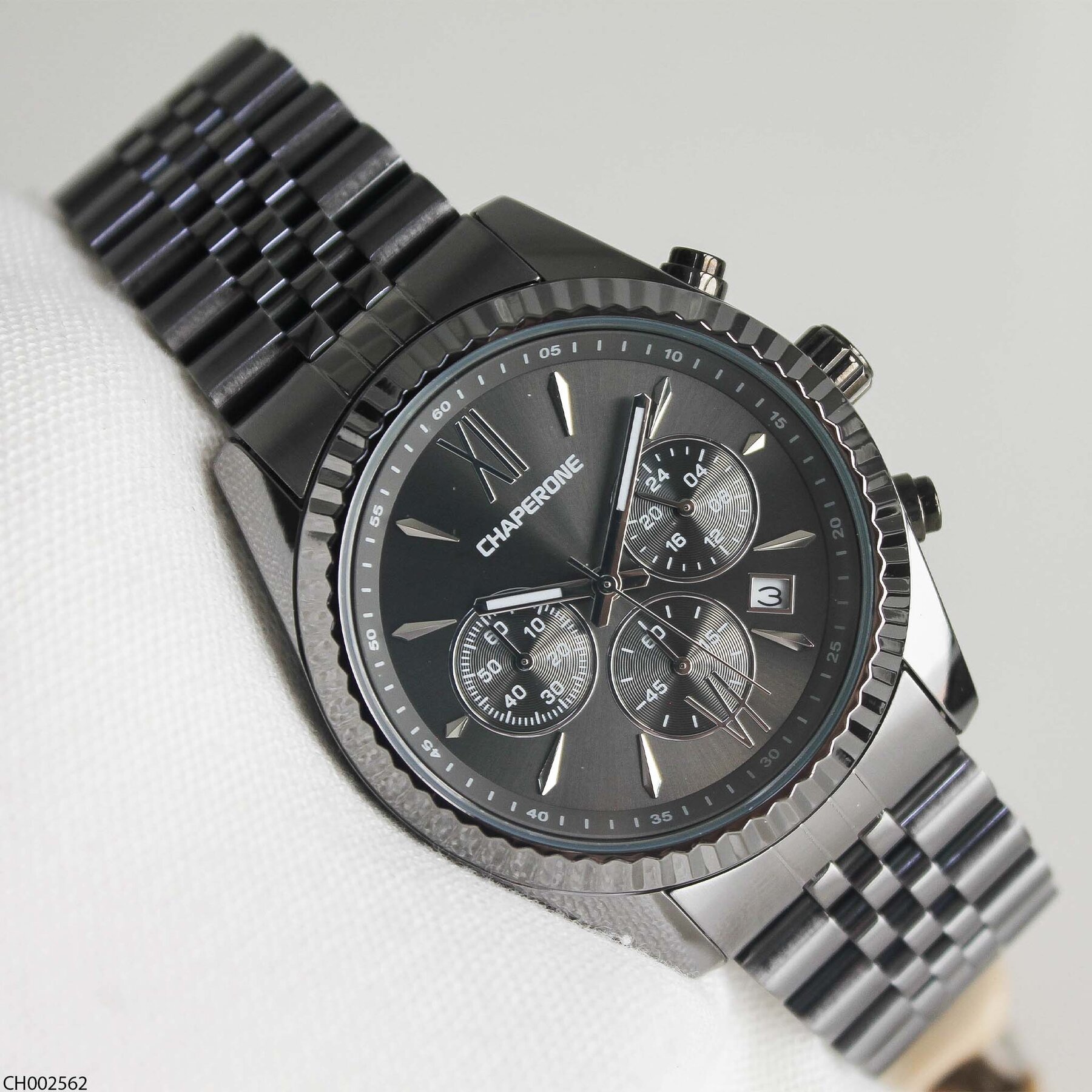 Chaperone CH002562 Çelik Kordonlu Erkek Kol Saati