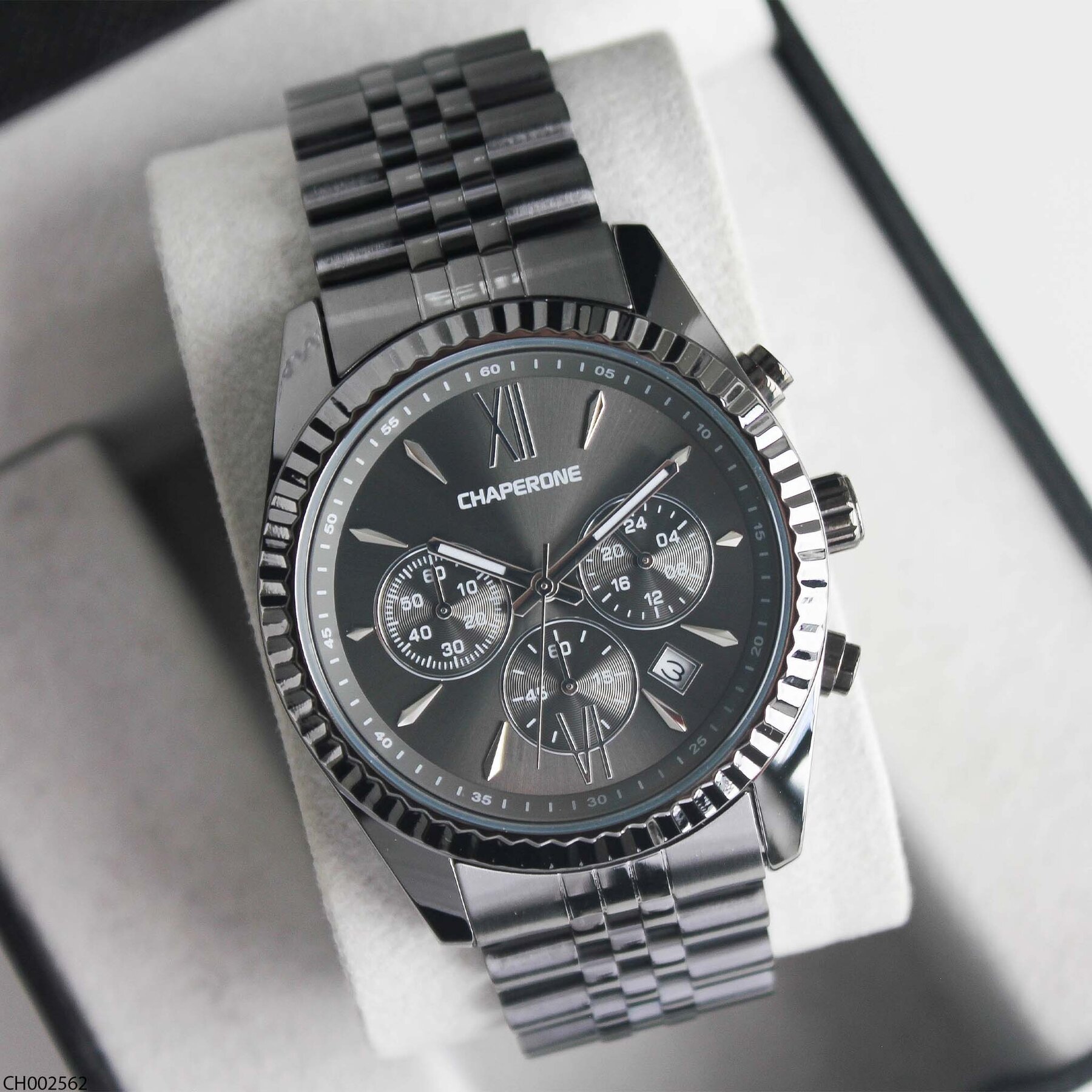 Chaperone CH002562 Çelik Kordonlu Erkek Kol Saati