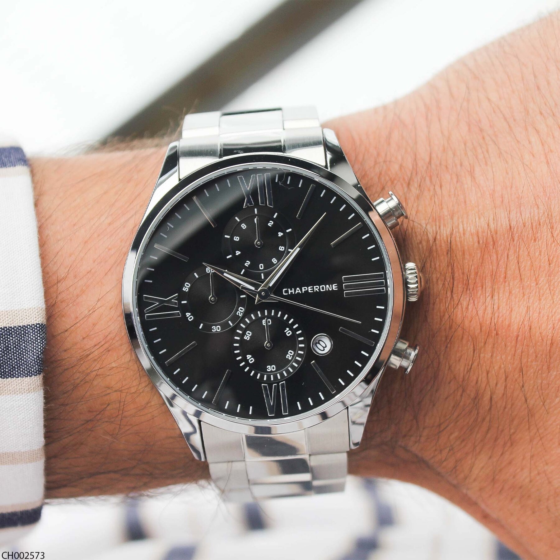 Chaperone CH002573 Steel Strap Men Watch