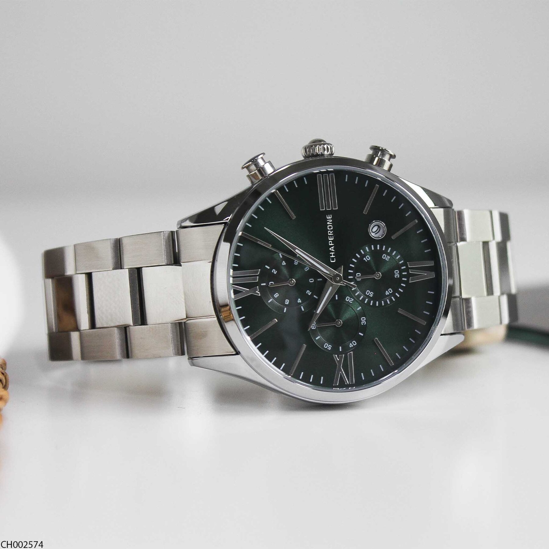 Chaperone CH002574 Çelik Kordonlu Erkek Kol Saati