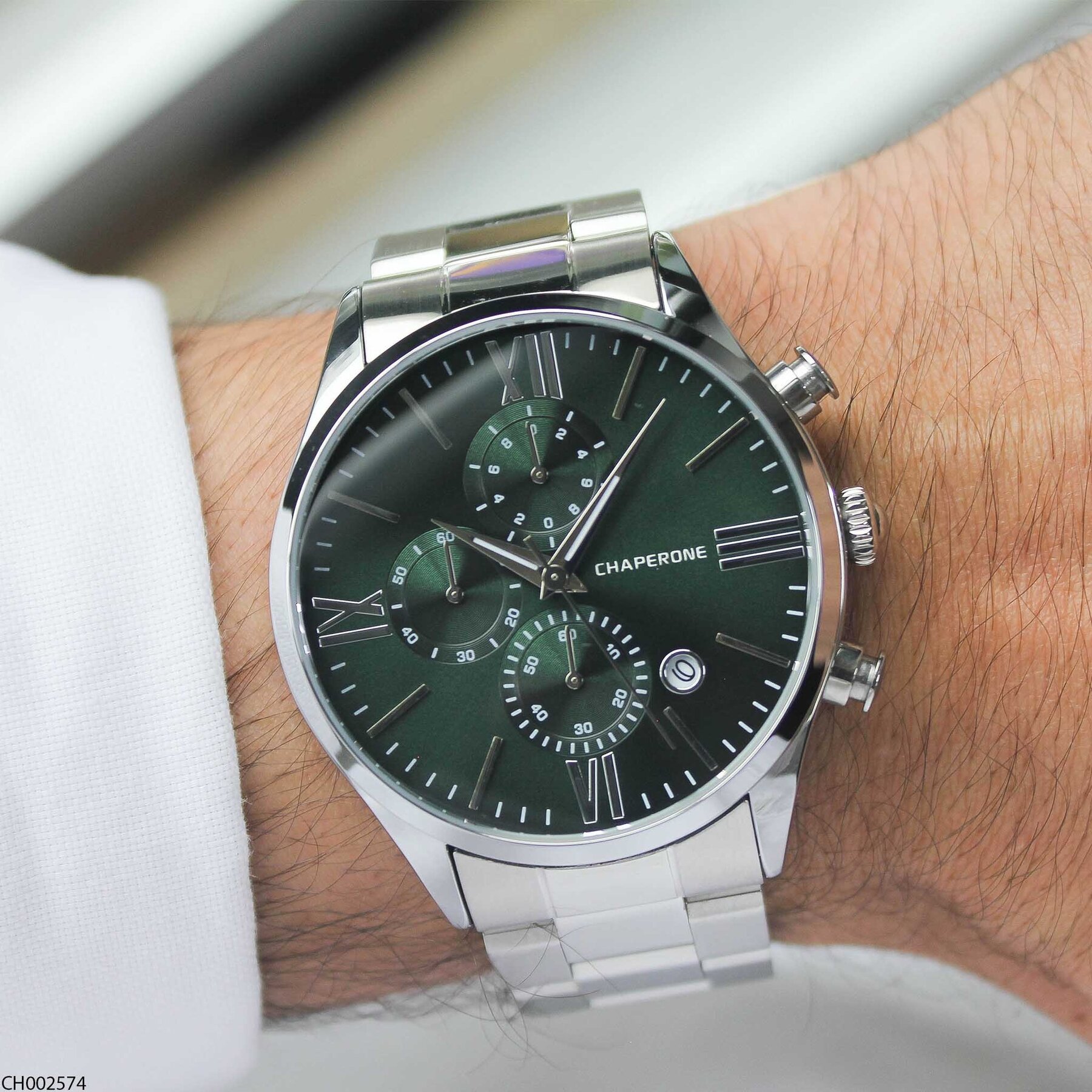 Chaperone CH002574 Çelik Kordonlu Erkek Kol Saati