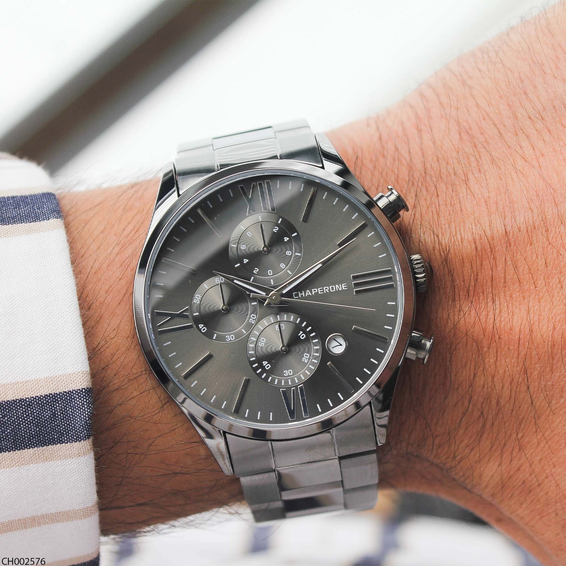 Chaperone CH002576 Steel Strap Men Watch