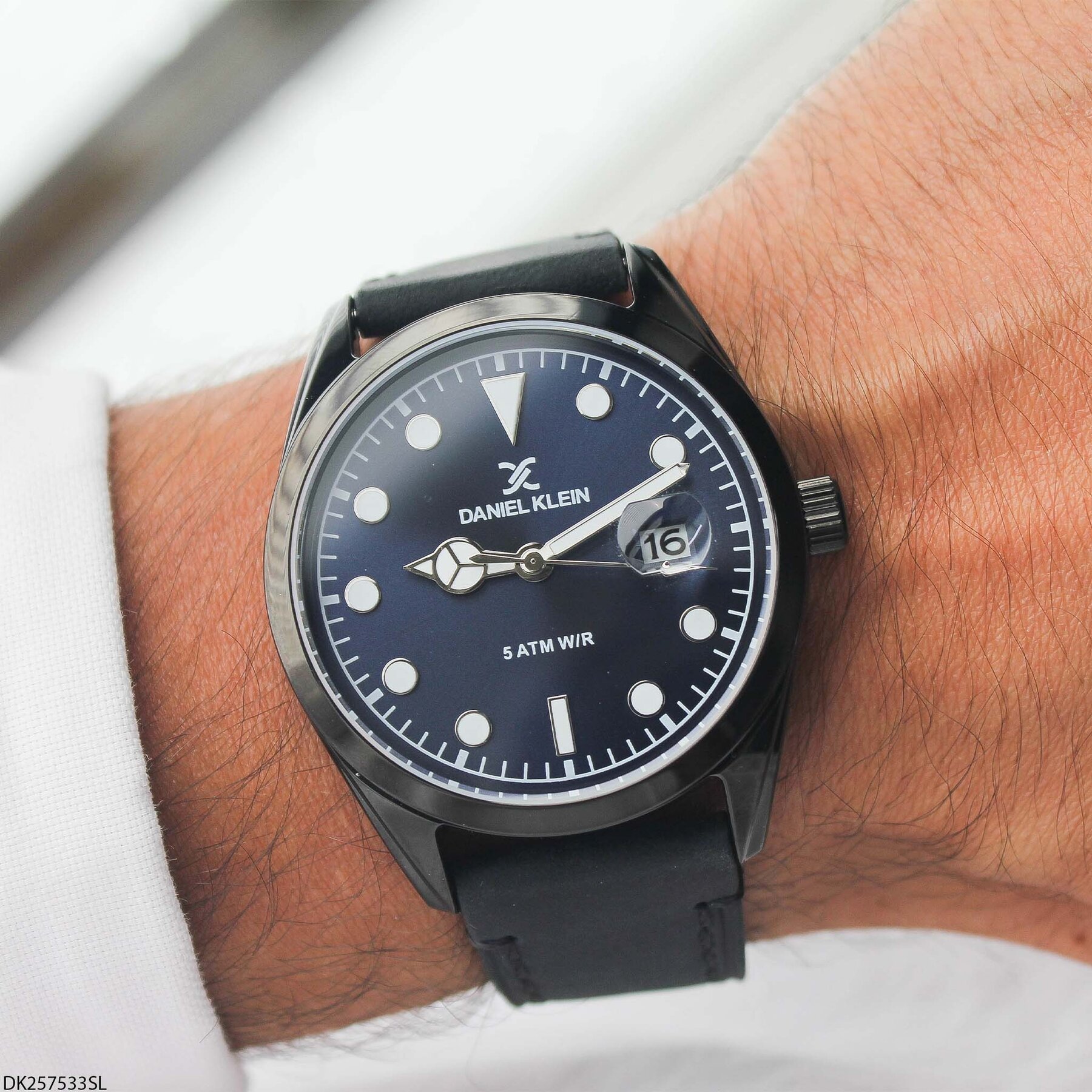 Daniel Klein DK257533SL Deri Kordonlu Erkek Kol Saati
