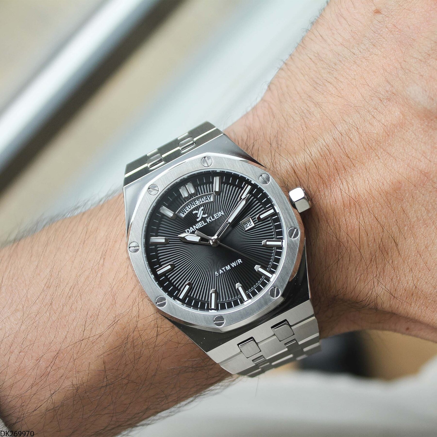 Daniel Klein DK269970-1 Çelik Kordonlu Erkek Kol Saati
