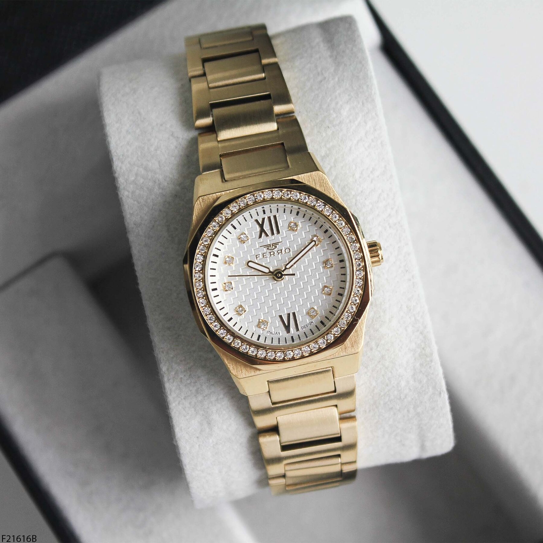 Ferro F21616B Steel Strap Women Watch