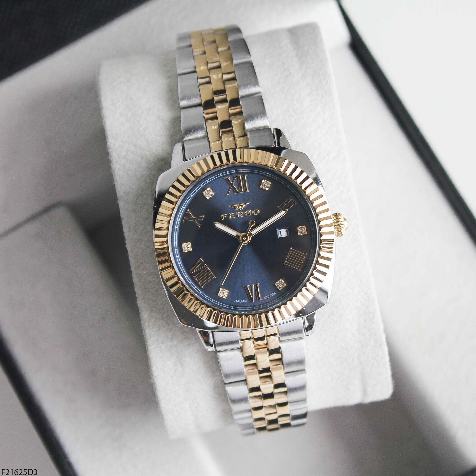 Ferro F21625D3 Çelik Kordonlu Kadın Kol Saati