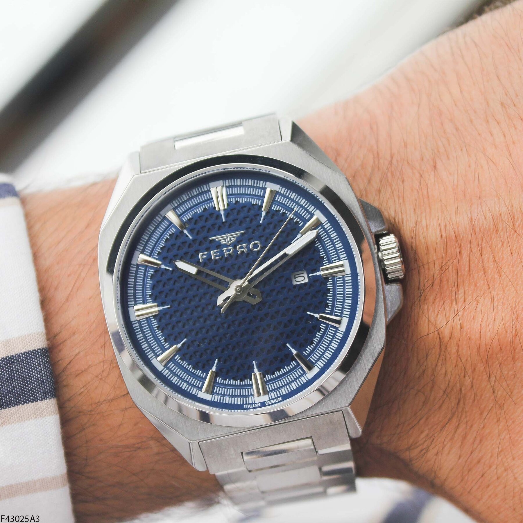 Ferro F43025A3 Steel Strap Men Watch