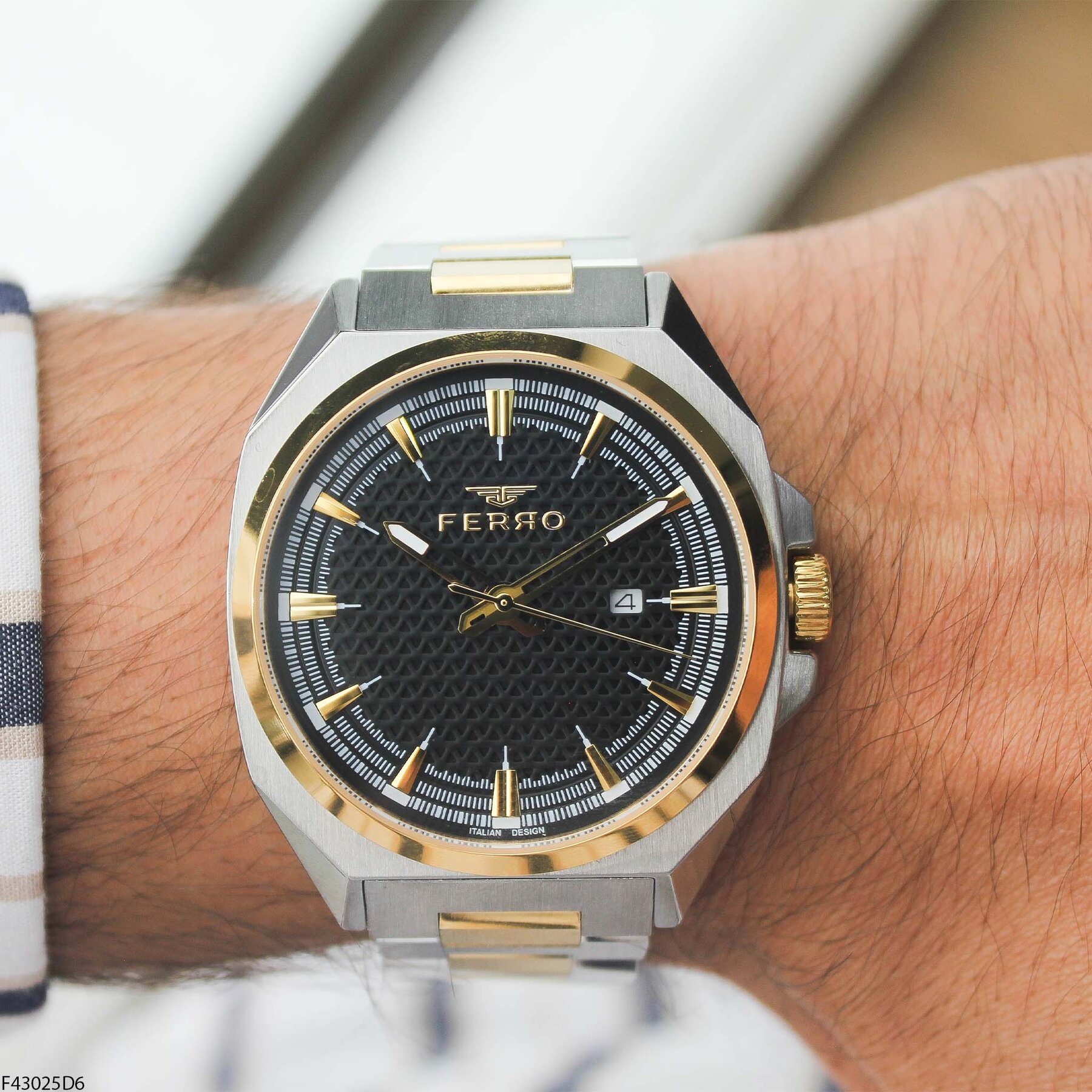 Ferro F43025D6 Steel Strap Men Watch