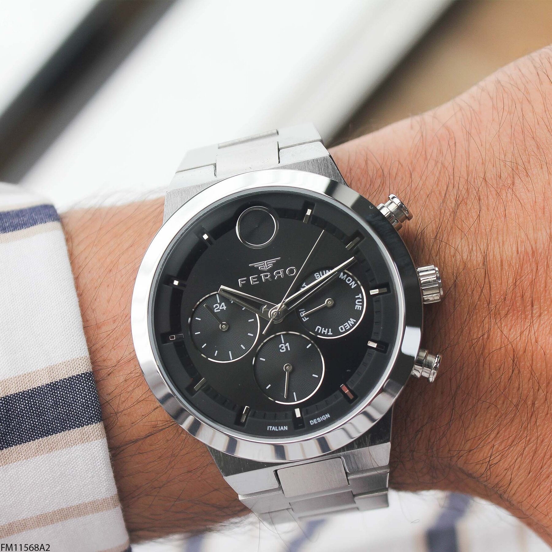 Ferro FM11568A2-1 Steel Strap Men Watch