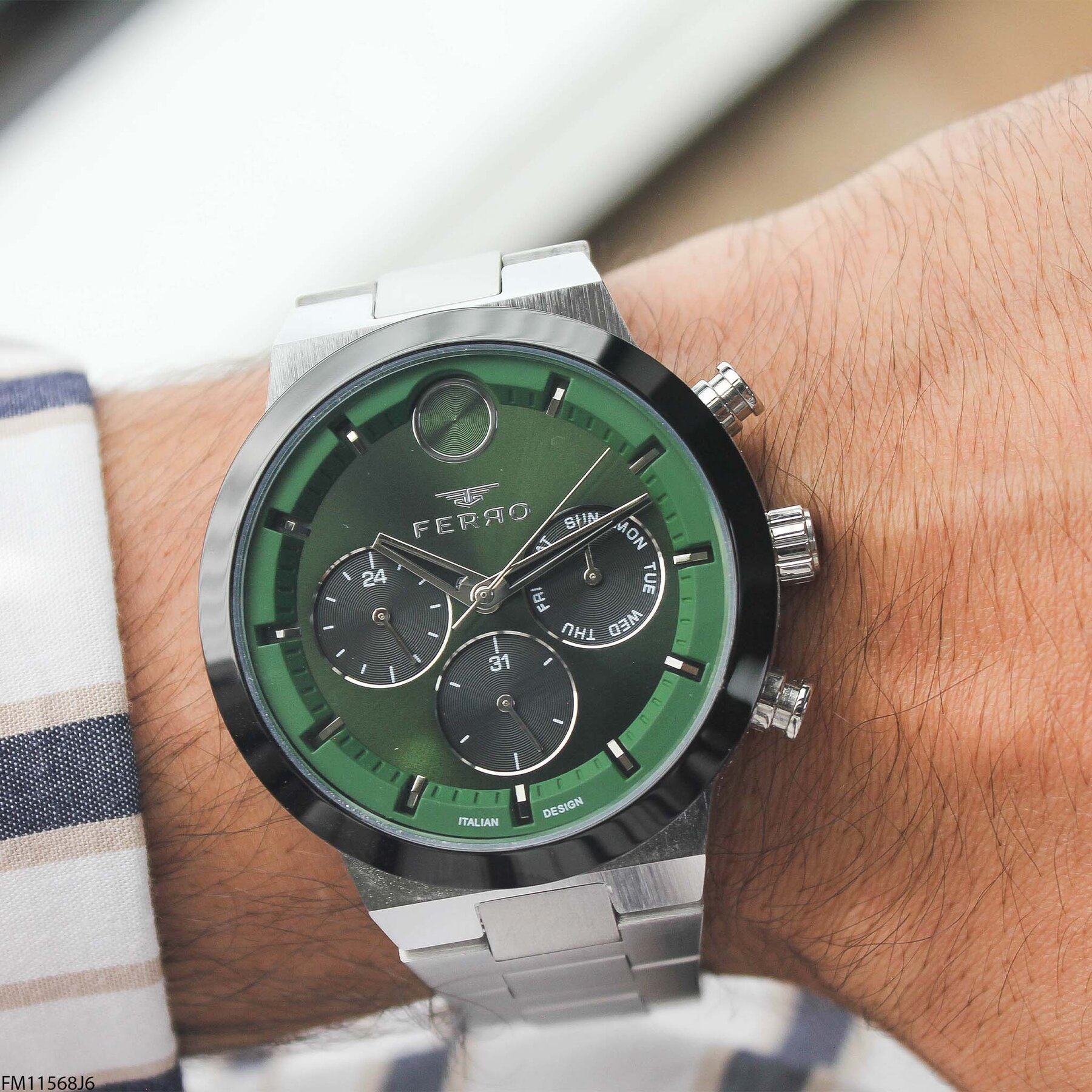 Ferro FM11568J6-1 Steel Strap Men Watch