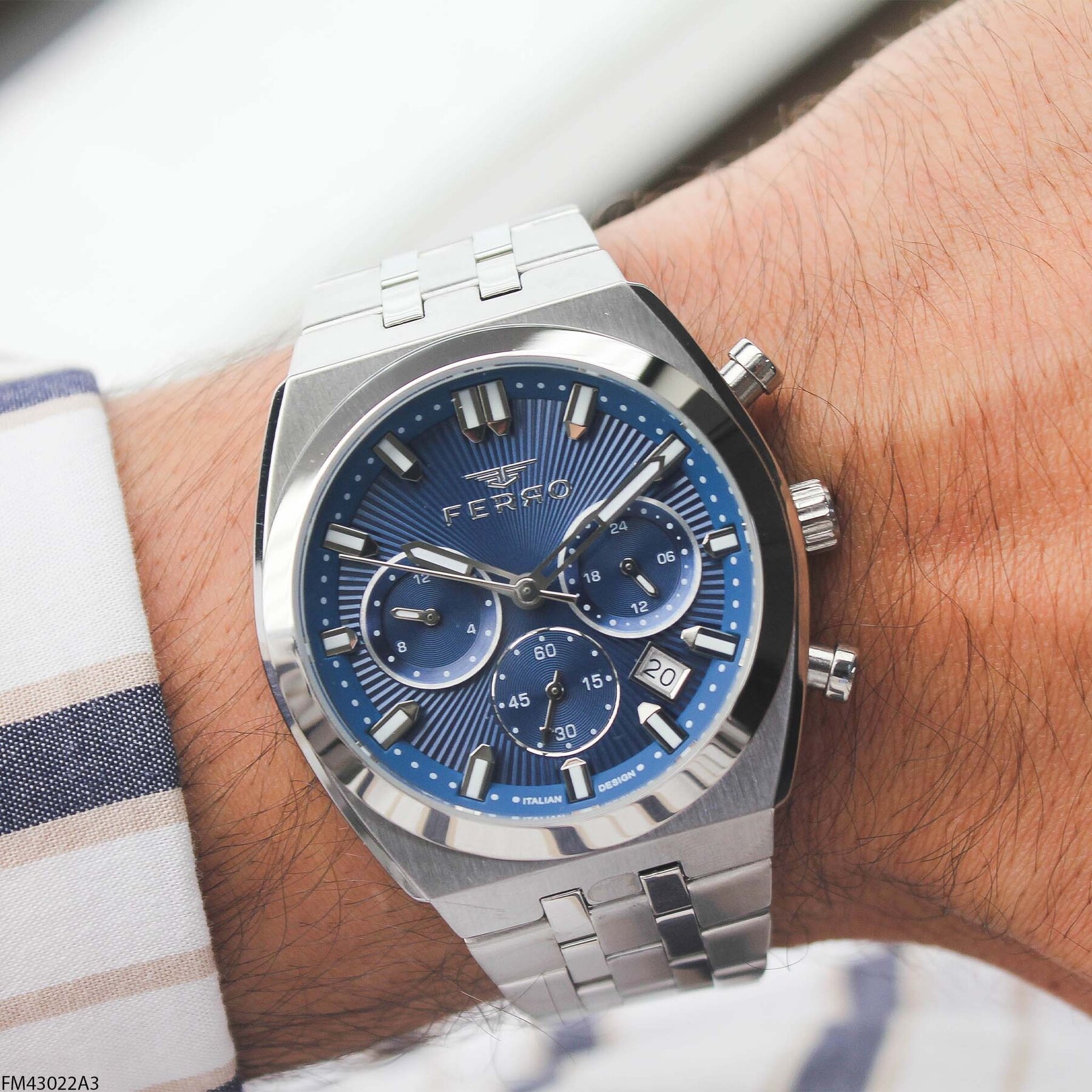 Ferro FM43022A3 Çelik Kordonlu Erkek Kol Saati