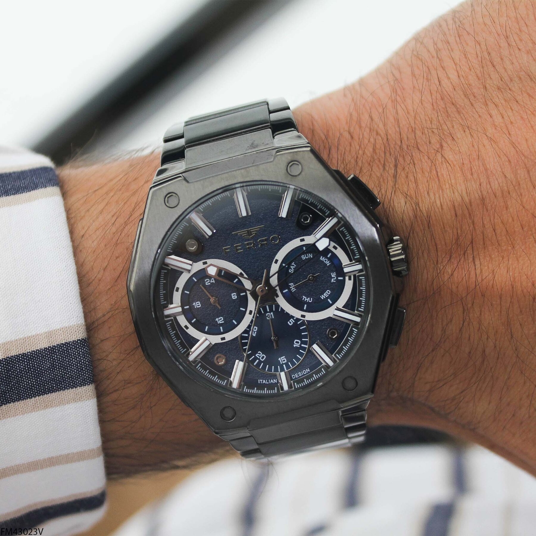 Ferro FM43023V Çelik Kordonlu Erkek Kol Saati