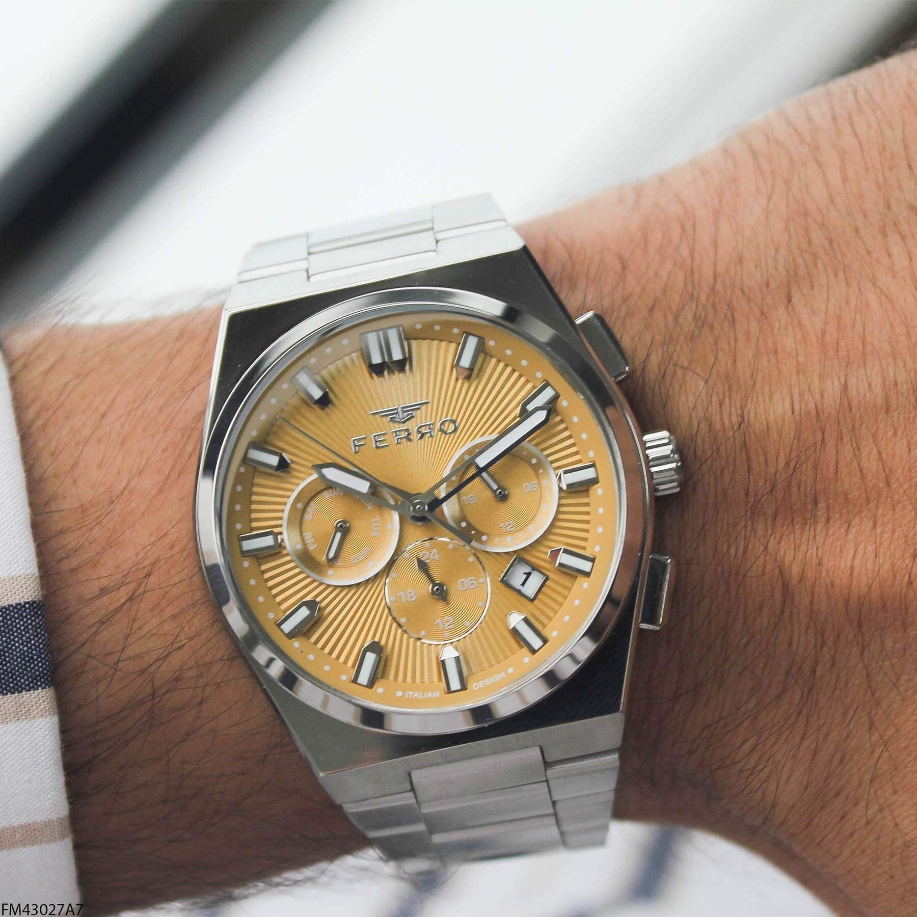 Ferro FM43027A7 Steel Strap Men Watch