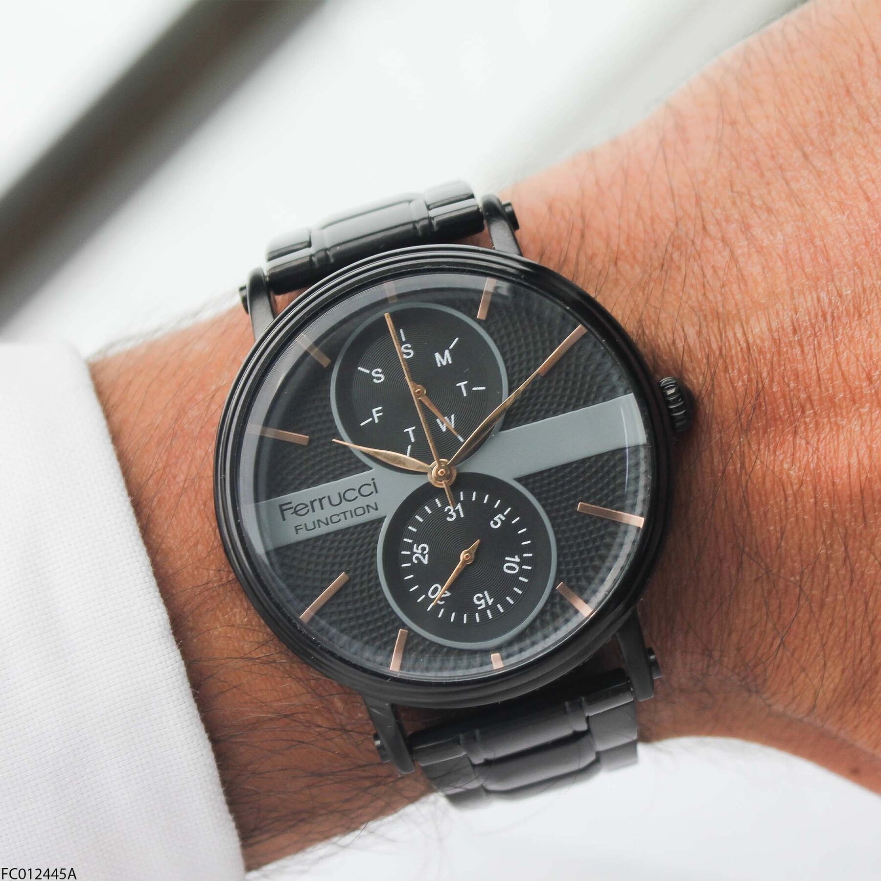 Ferrucci FC012445A Çelik Kordonlu Erkek Kol Saati