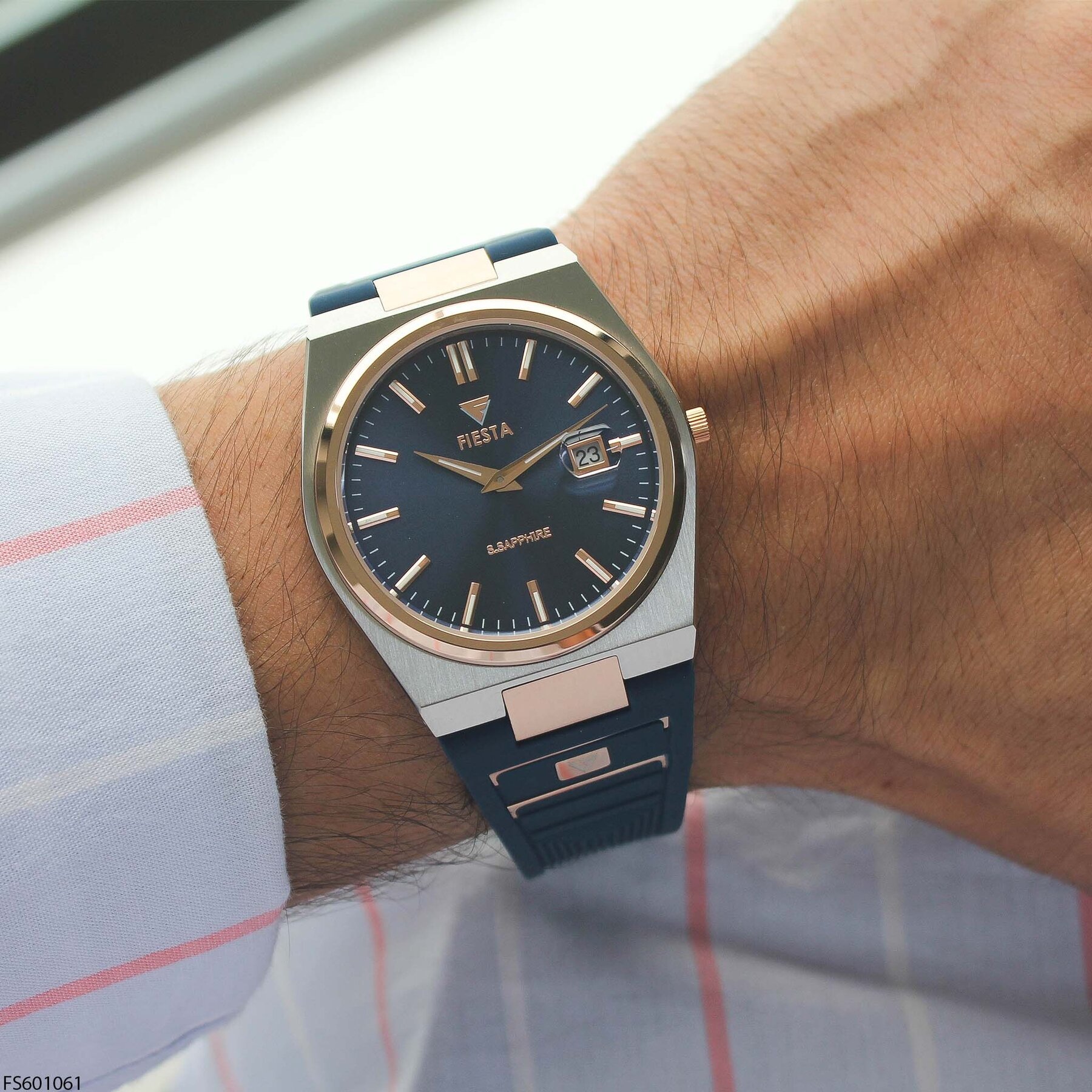 Fiesta FS601061 Silicon Strap Men Watch