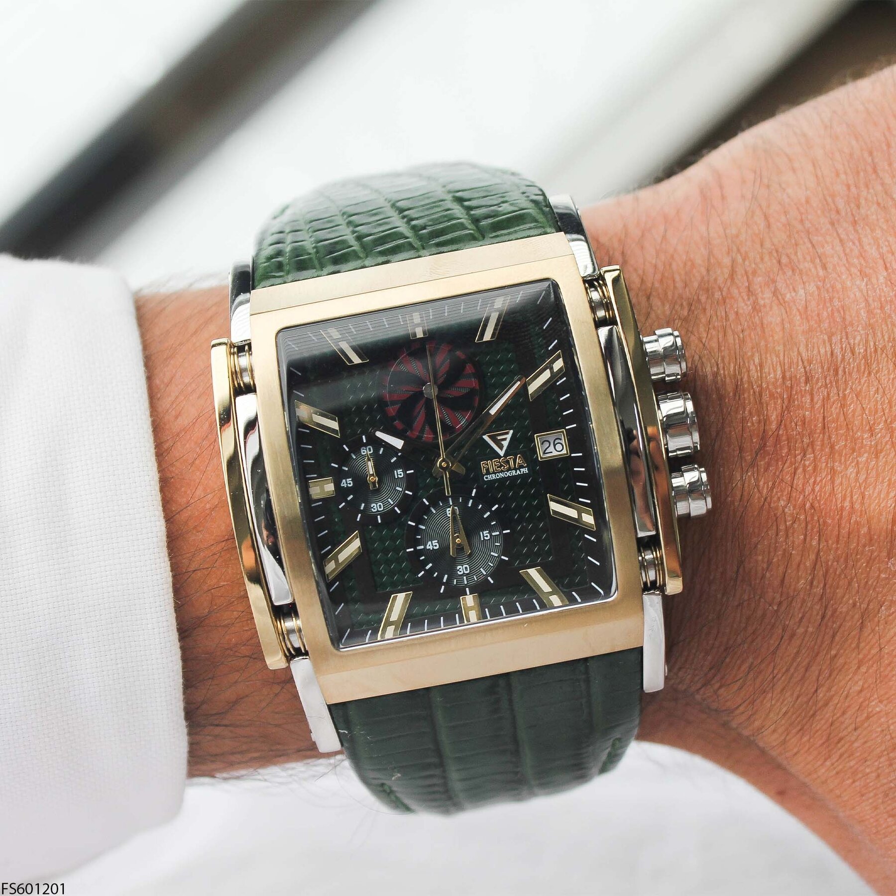 Fiesta FS601201 Leather Strap Men Watch