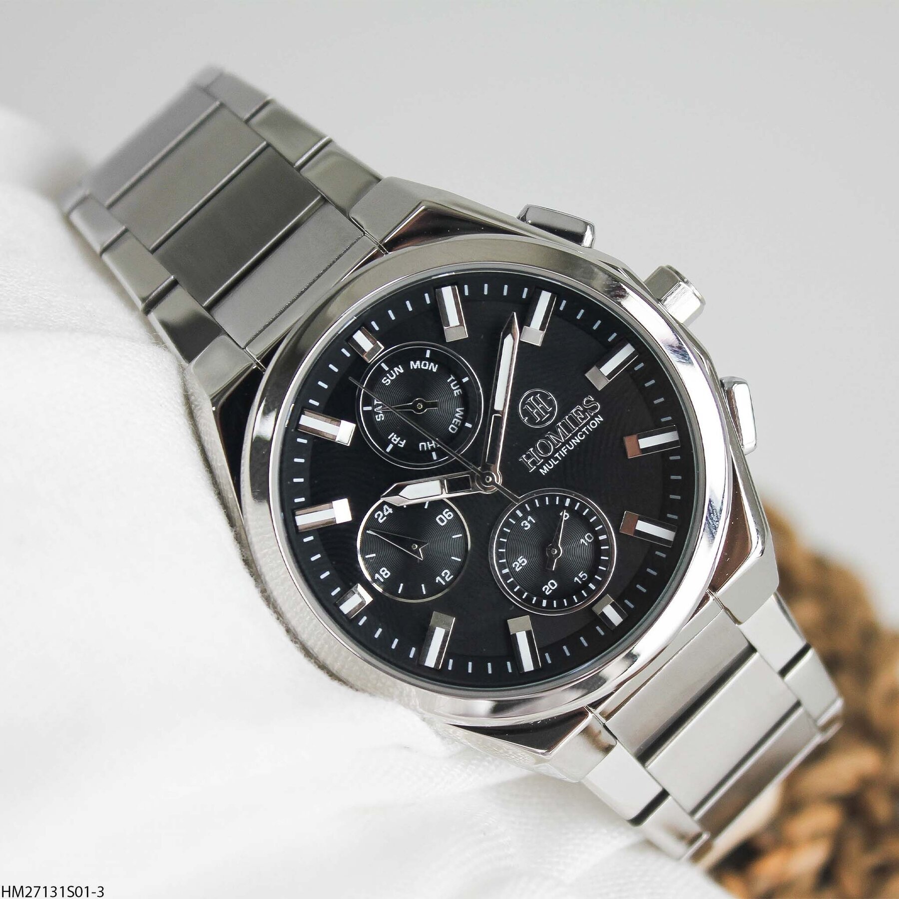 Homies HM27131S01-3 Steel Strap Men Watch