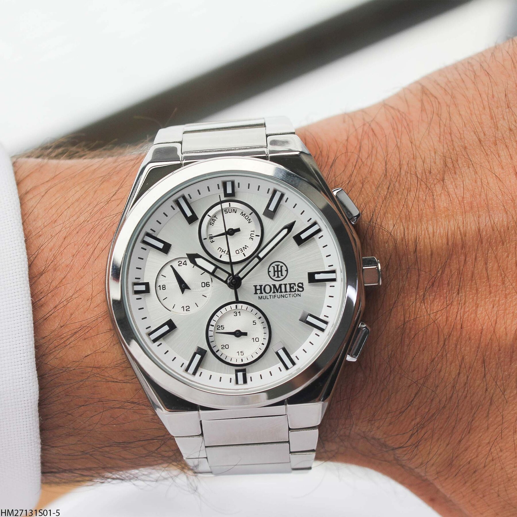 Homies HM27131S01-5 Steel Strap Men Watch