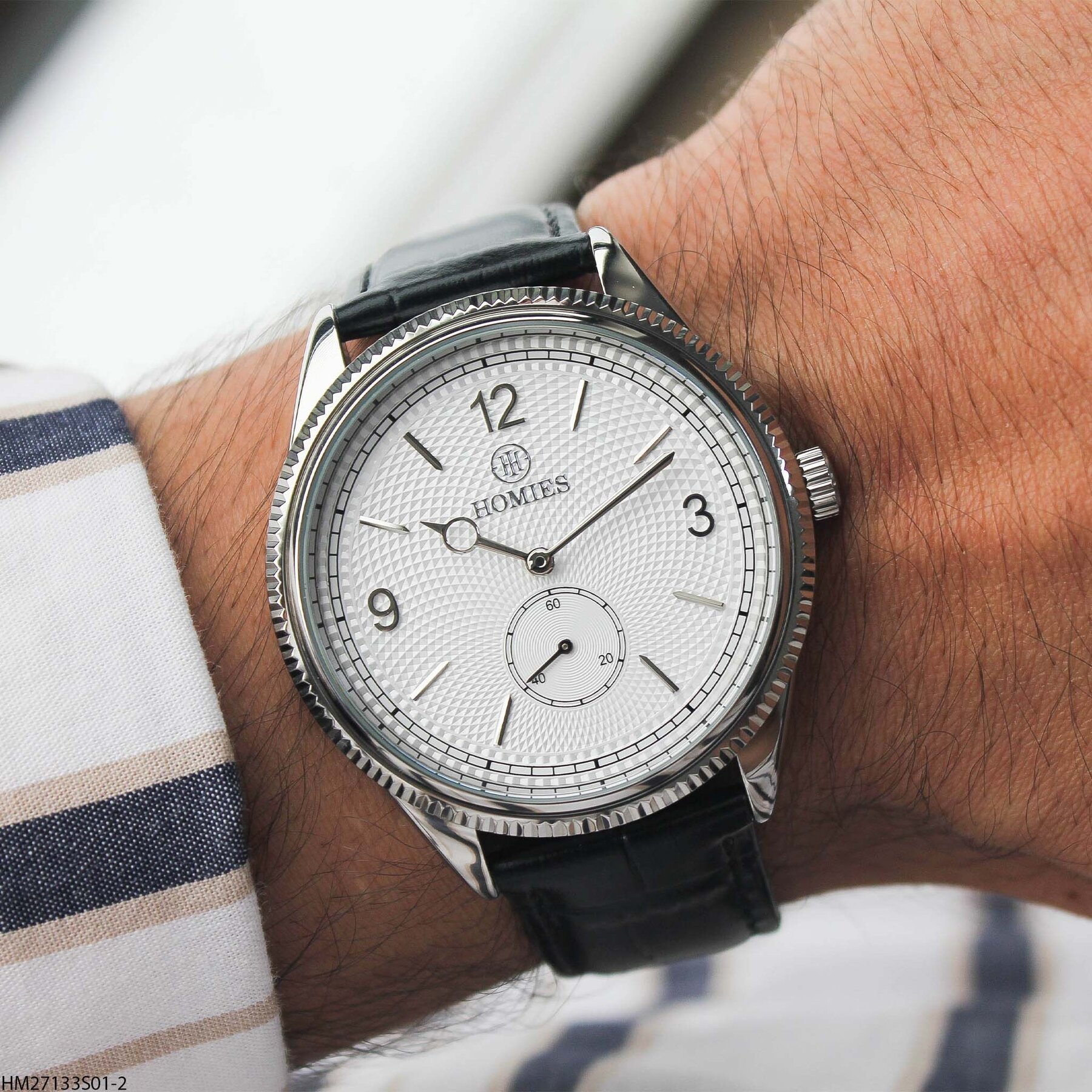 Homies HM27133S01-2 Leather Strap Men Watch