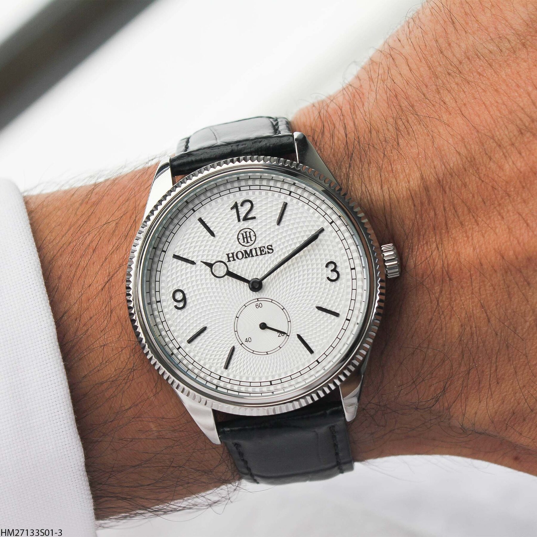 Homies HM27133S01-3 Leather Strap Men Watch