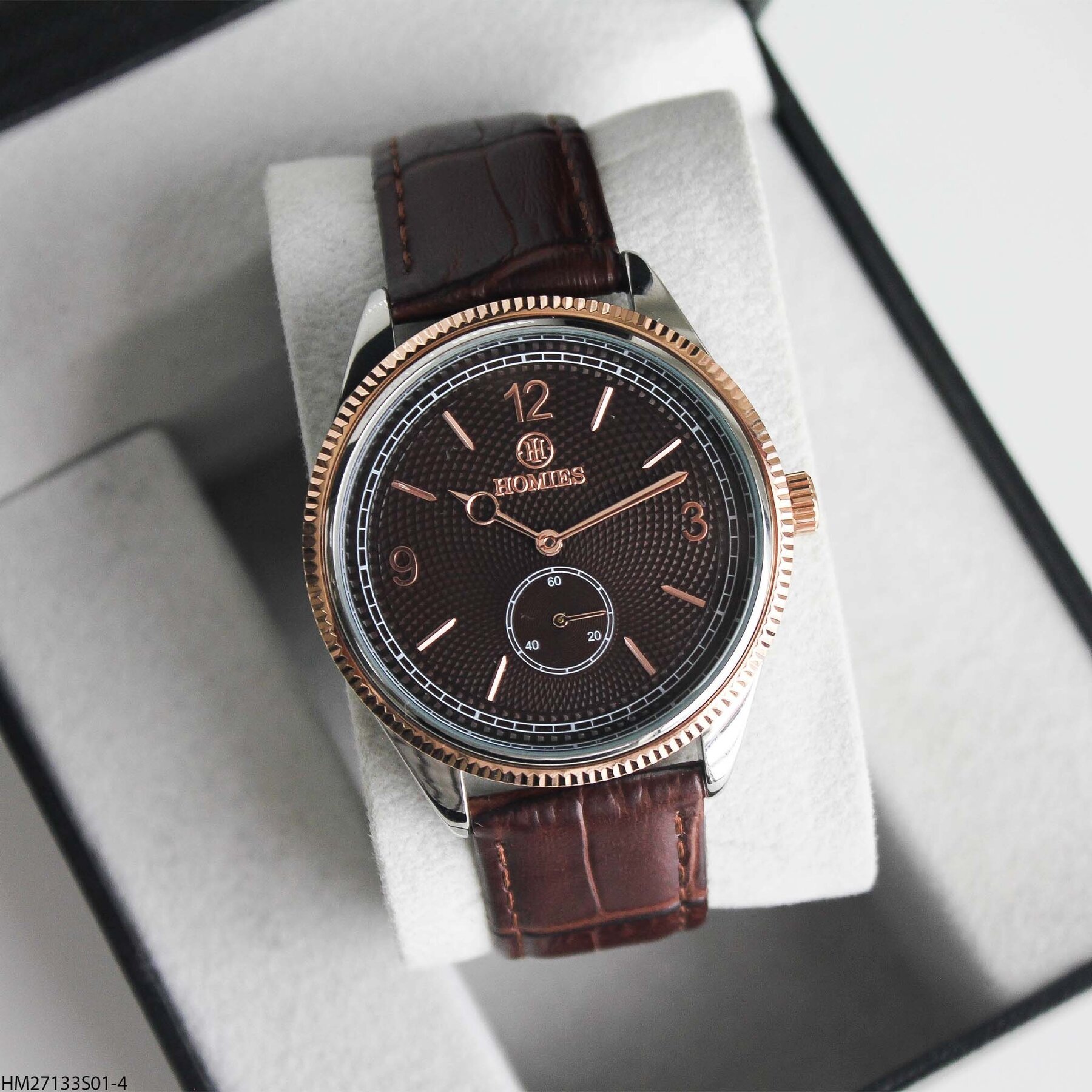 Homies HM27133S01-4 Leather Strap Men Watch