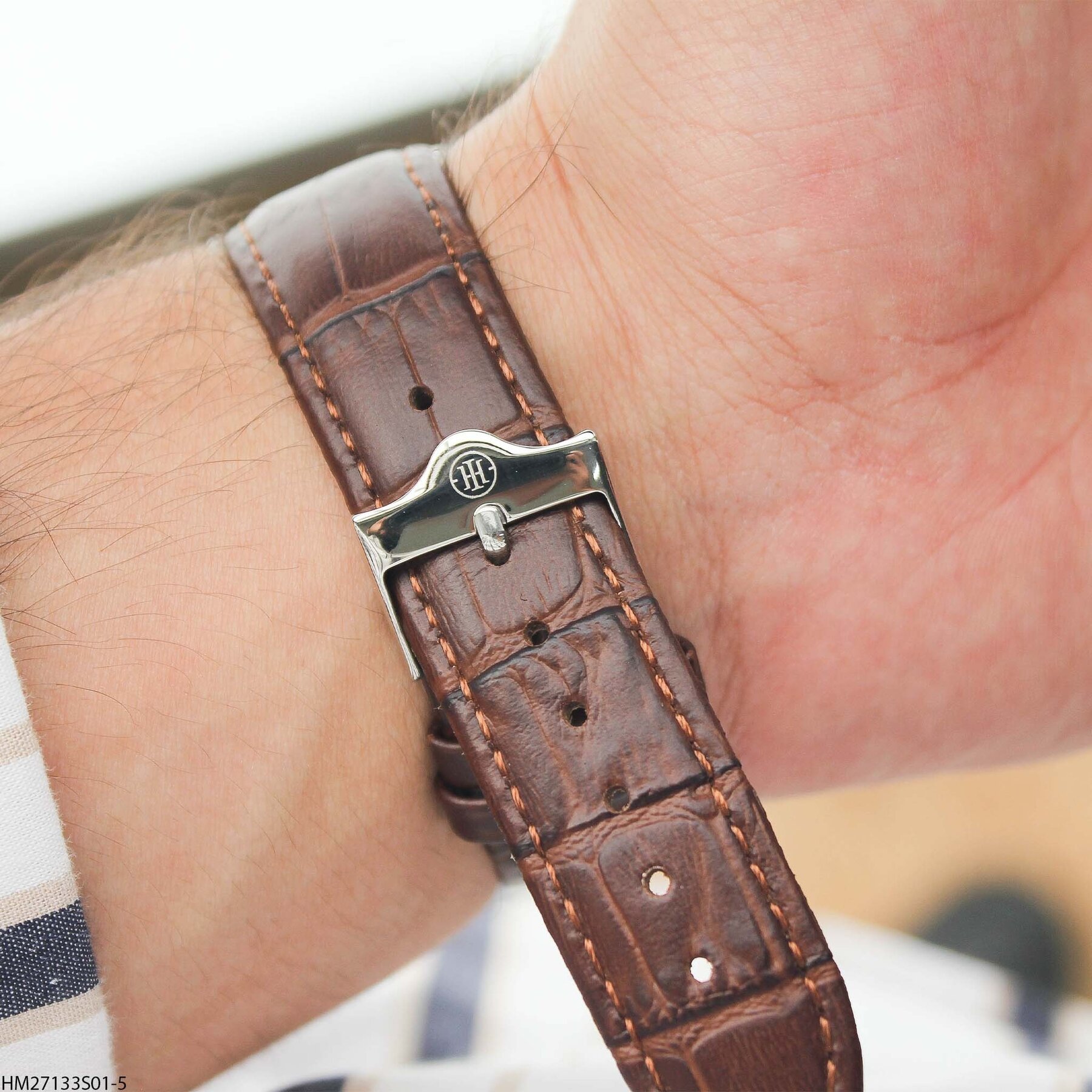 Homies HM27133S01-5 Leather Strap Men Watch